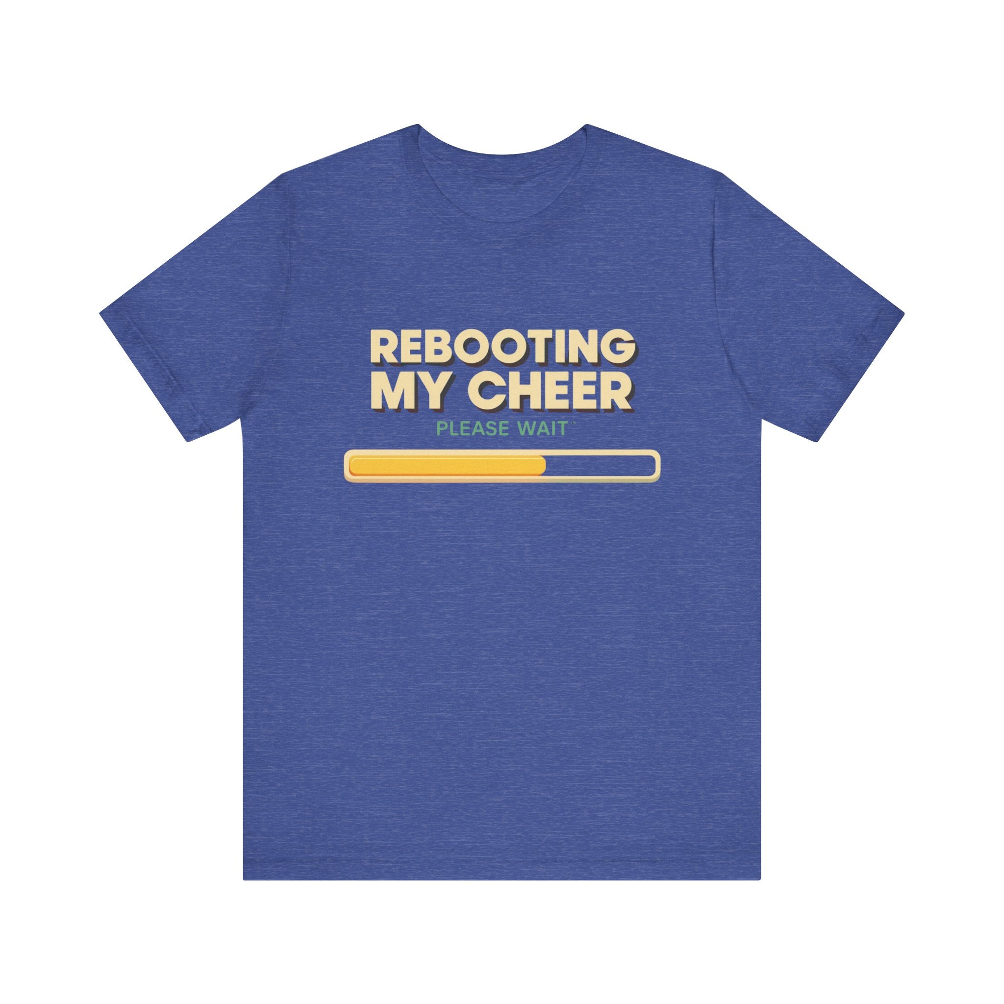 Rebooting My Cheer Tee - Fun Unisex Jersey Short Sleeve Shirt for Casual Comfort
