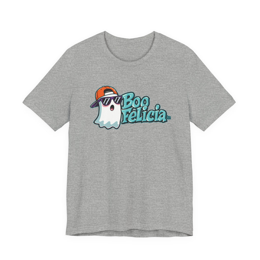 Boo Felicia Ghost Tee, Unisex Halloween Shirt, Fun Graphic Tee, Cute Spooky Top, Halloween Apparel, Fall Fashion