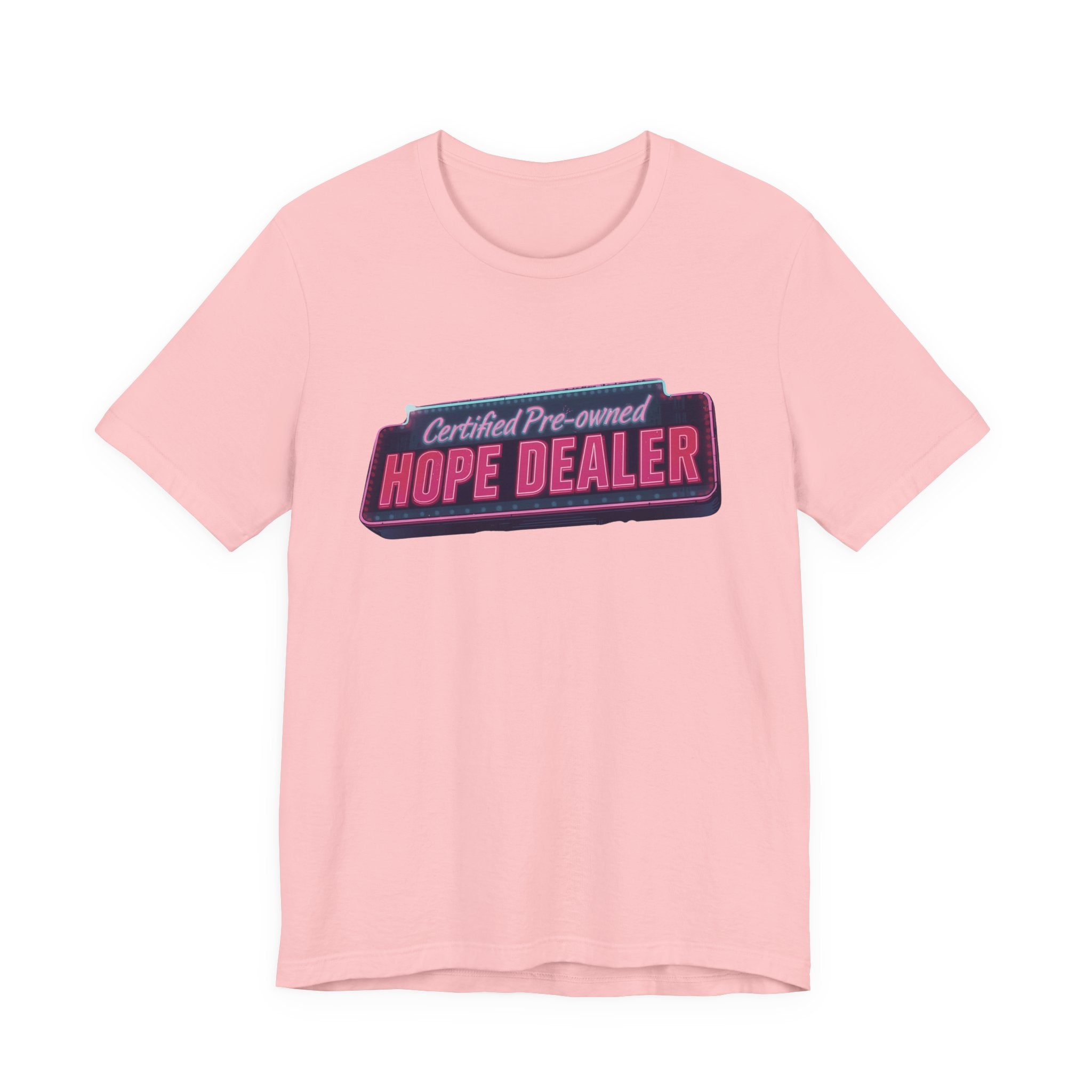Certified Pre-Owned Hope Dealer Tee | Unisex Short Sleeve T-Shirt, Inspirational Shirt, Casual Wear, Gift for Optimists, Motivational [...]