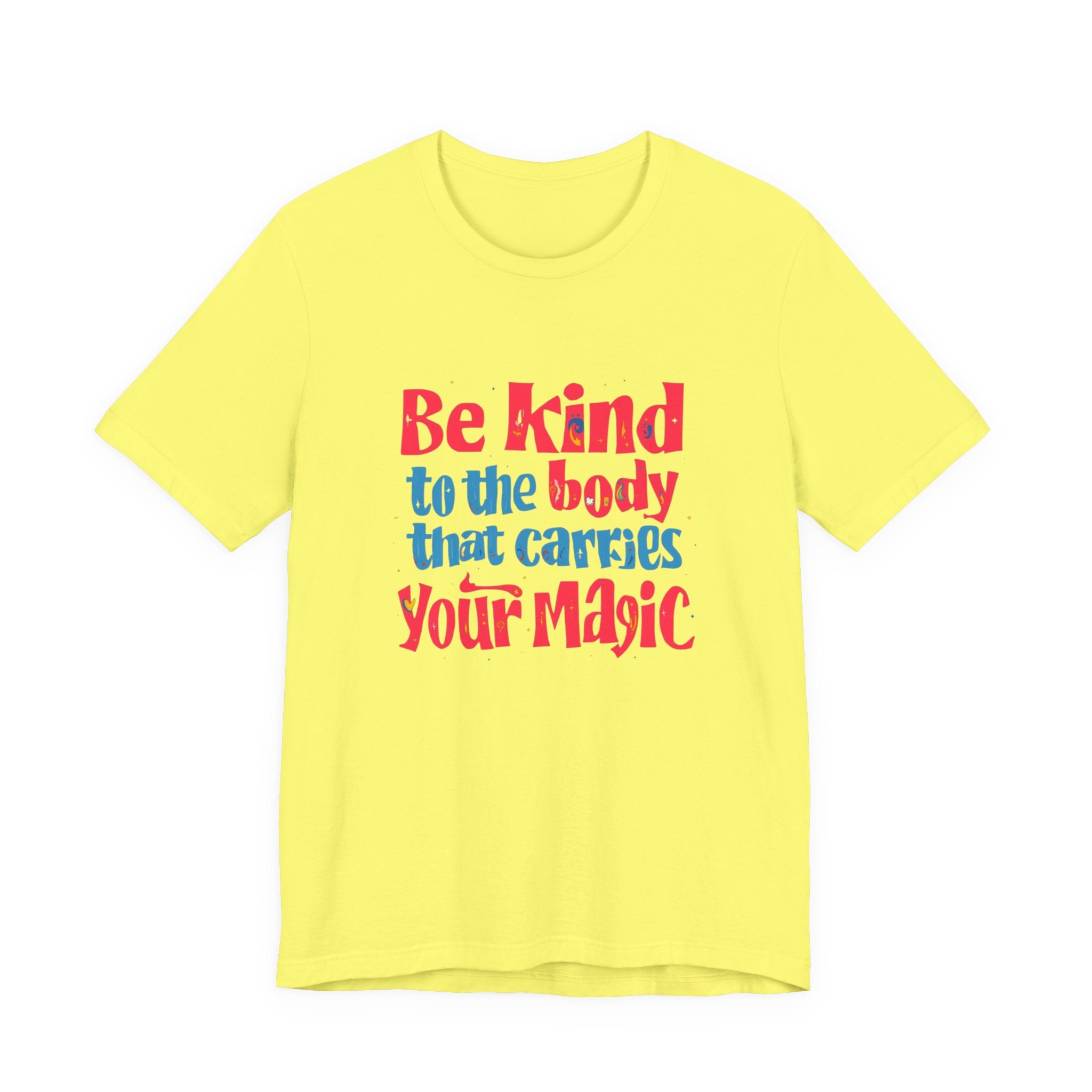 Kindness Magic Tee - Body Positive Unisex Short Sleeve Shirt, Motivational Gift, Self-Care Apparel, Inspirational Tee, Relaxed Fit T-Shirt, Body [...]