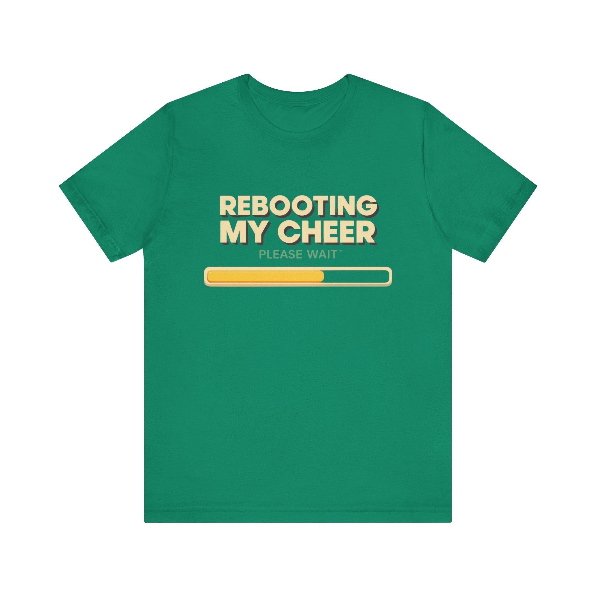 Rebooting My Cheer Tee - Fun Unisex Jersey Short Sleeve Shirt for Casual Comfort