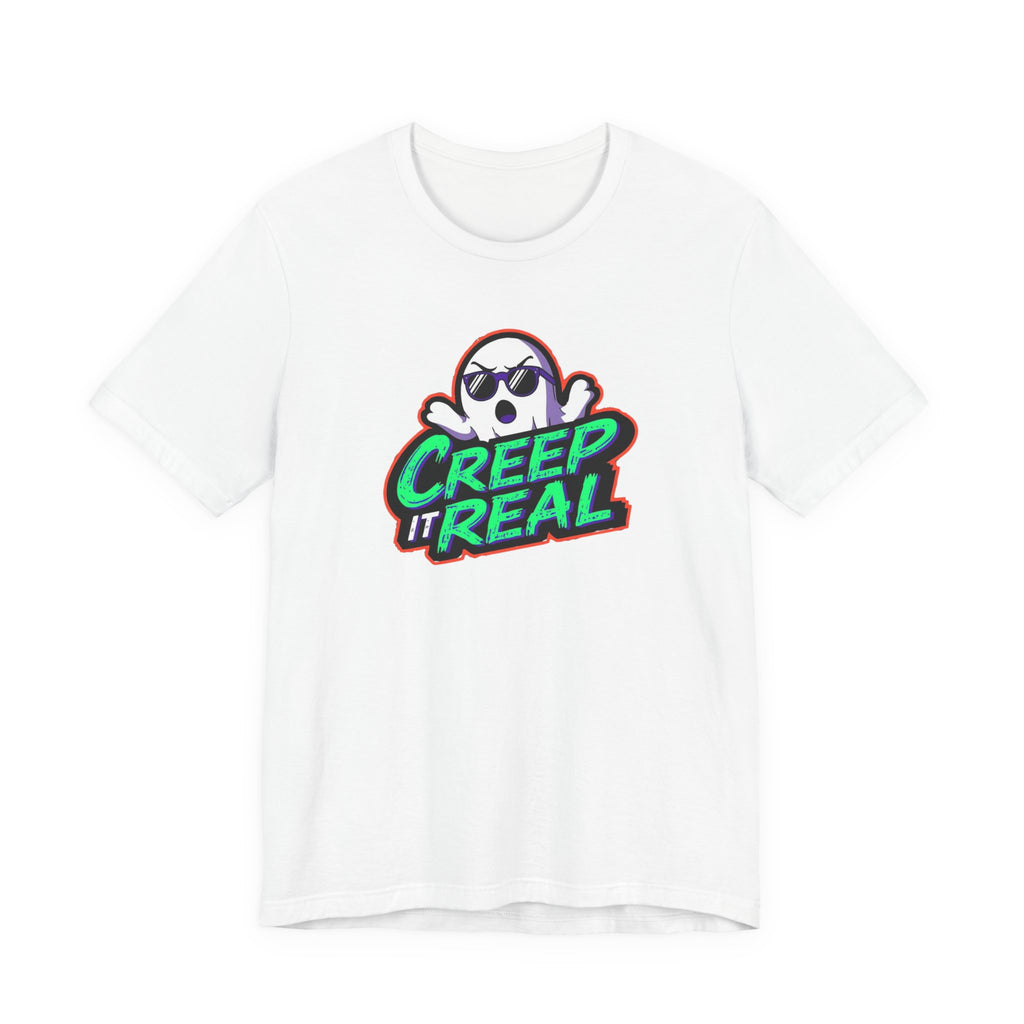 Creep it Real, Funny Halloween Tee, Unisex Jersey Short Sleeve Tee