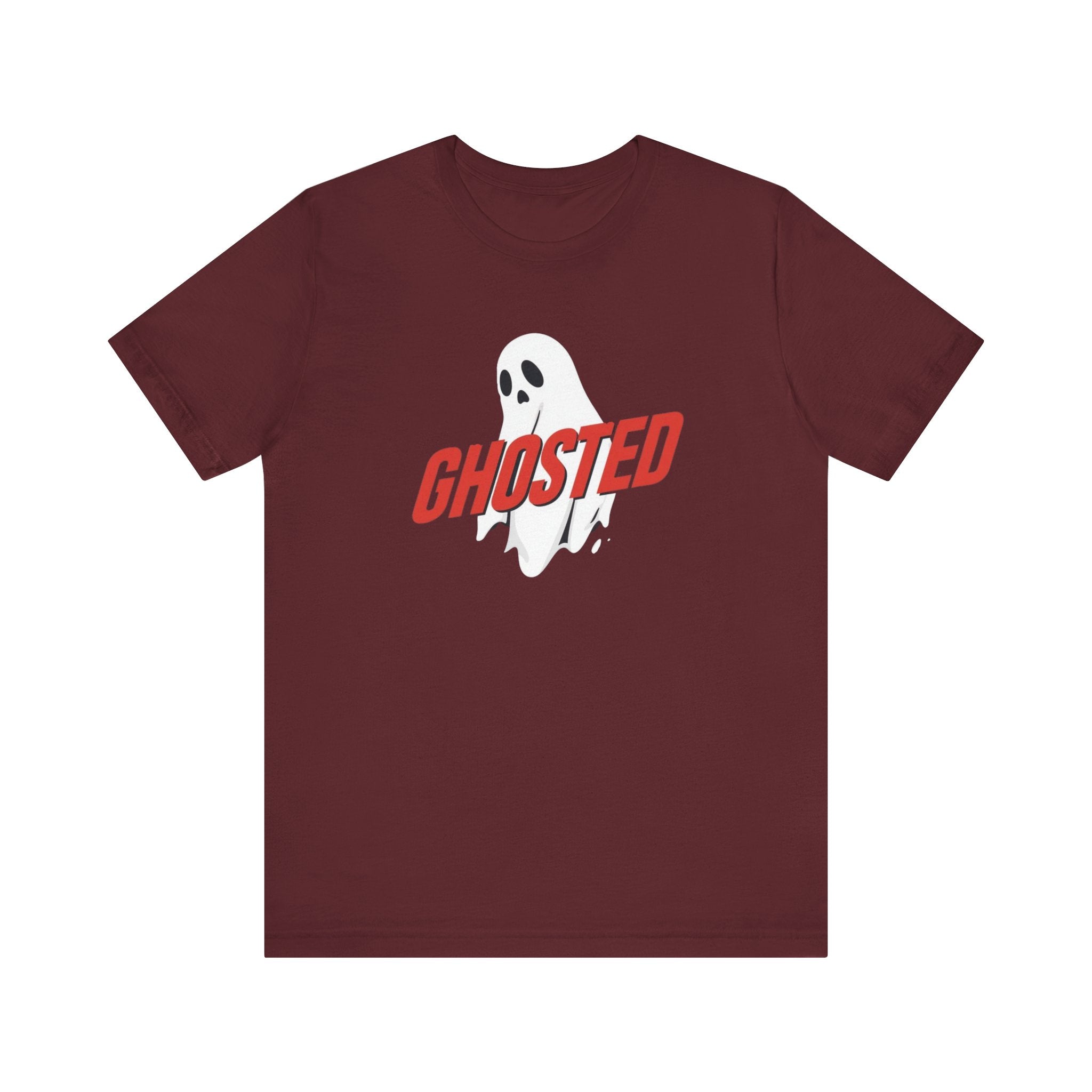 Ghosted Short Sleeve Tee, Fun Graphic T-Shirt, Casual Halloween Tee, Gift for Ghost Lovers, Halloween Costume Shirt, Spooky Graphic Tee