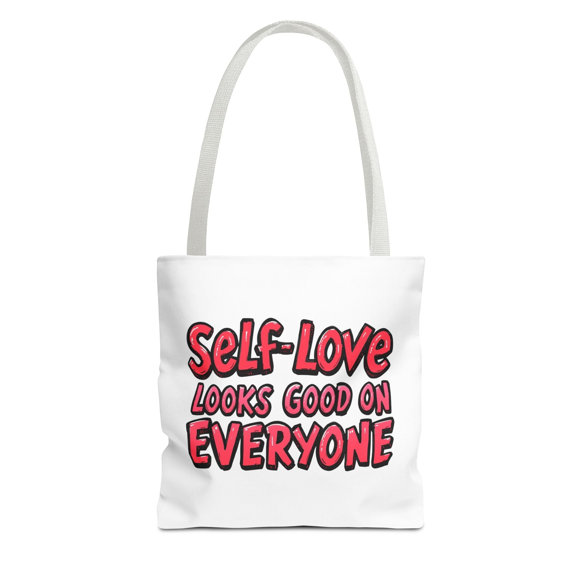 Self-Love Tote Bag, Motivational Bag, Gift for Her, Eco-Friendly Carryall, Affirmation Tote