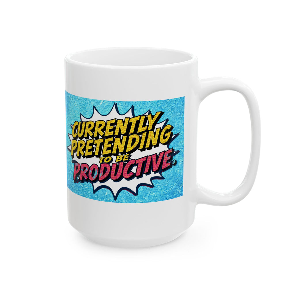 Pretending to be Productive Ceramic Mug, Coffee Lover Gift, Makeup Enthusiast Mug, Fun Birthday Present, Stylish Chic [...]
