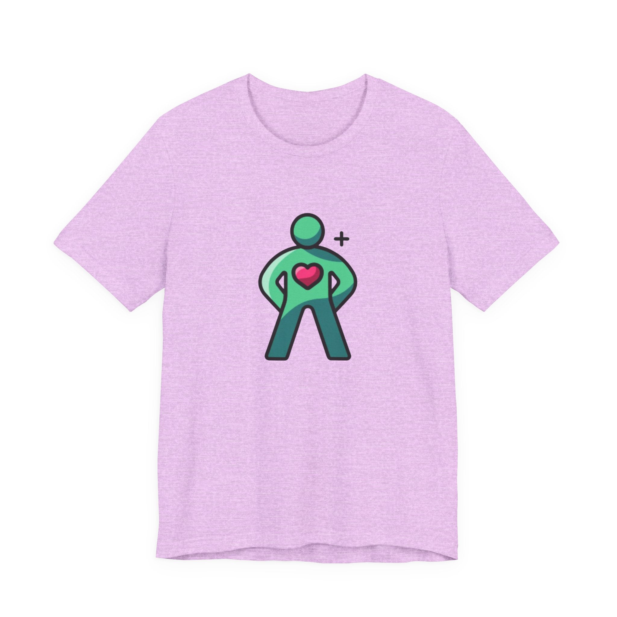 Body Positive Hero Unisex Tee - Fun Graphic T-Shirt for Wellness, Exercise, Fitness, Gym, Gift for Health Enthusiasts
