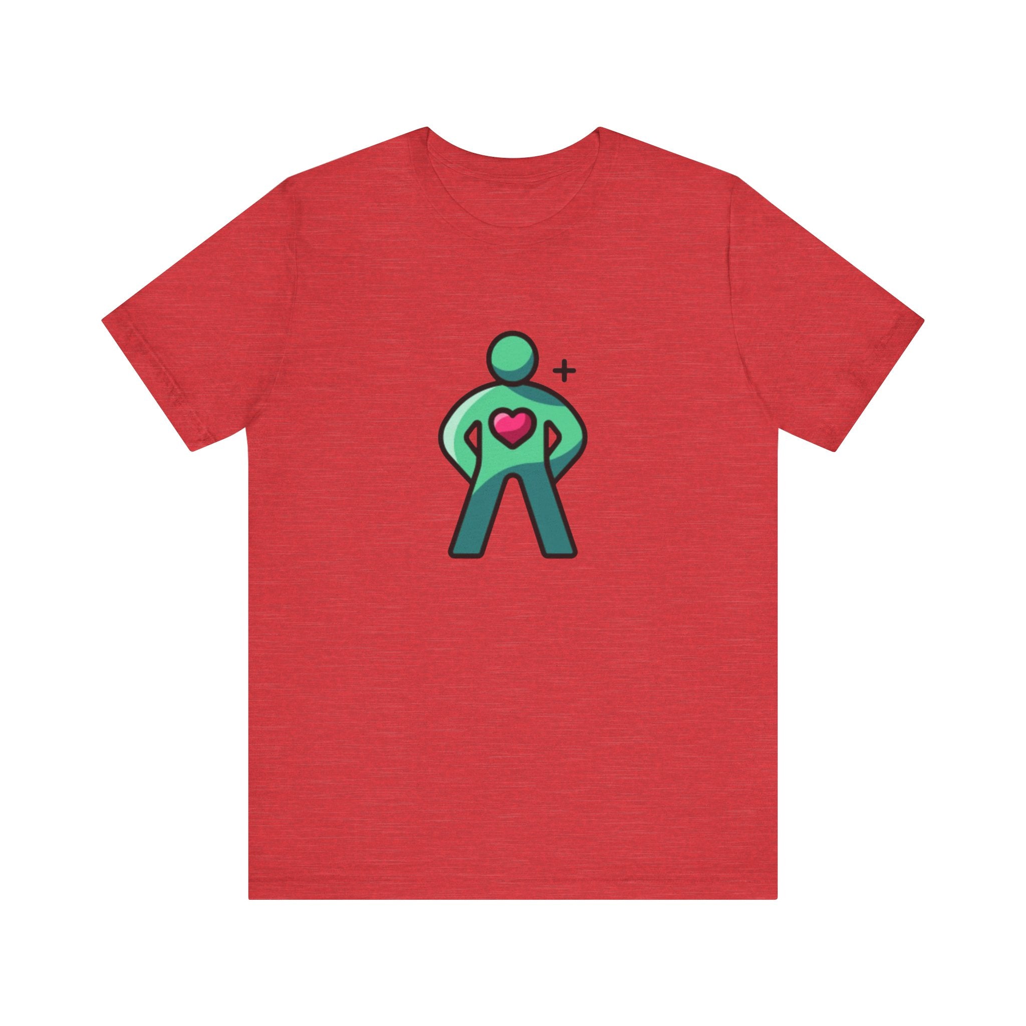 Body Positive Hero Unisex Tee - Fun Graphic T-Shirt for Wellness, Exercise, Fitness, Gym, Gift for Health Enthusiasts