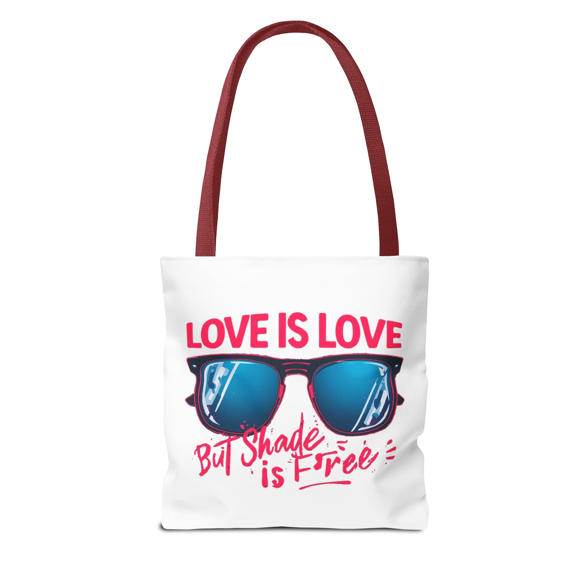 Colorful Love is Love Tote Bag, Trendy Everyday Tote, Pride Month Accessory, Summer Beach Bag, Gift for Friends, Stylish Shopping Bag