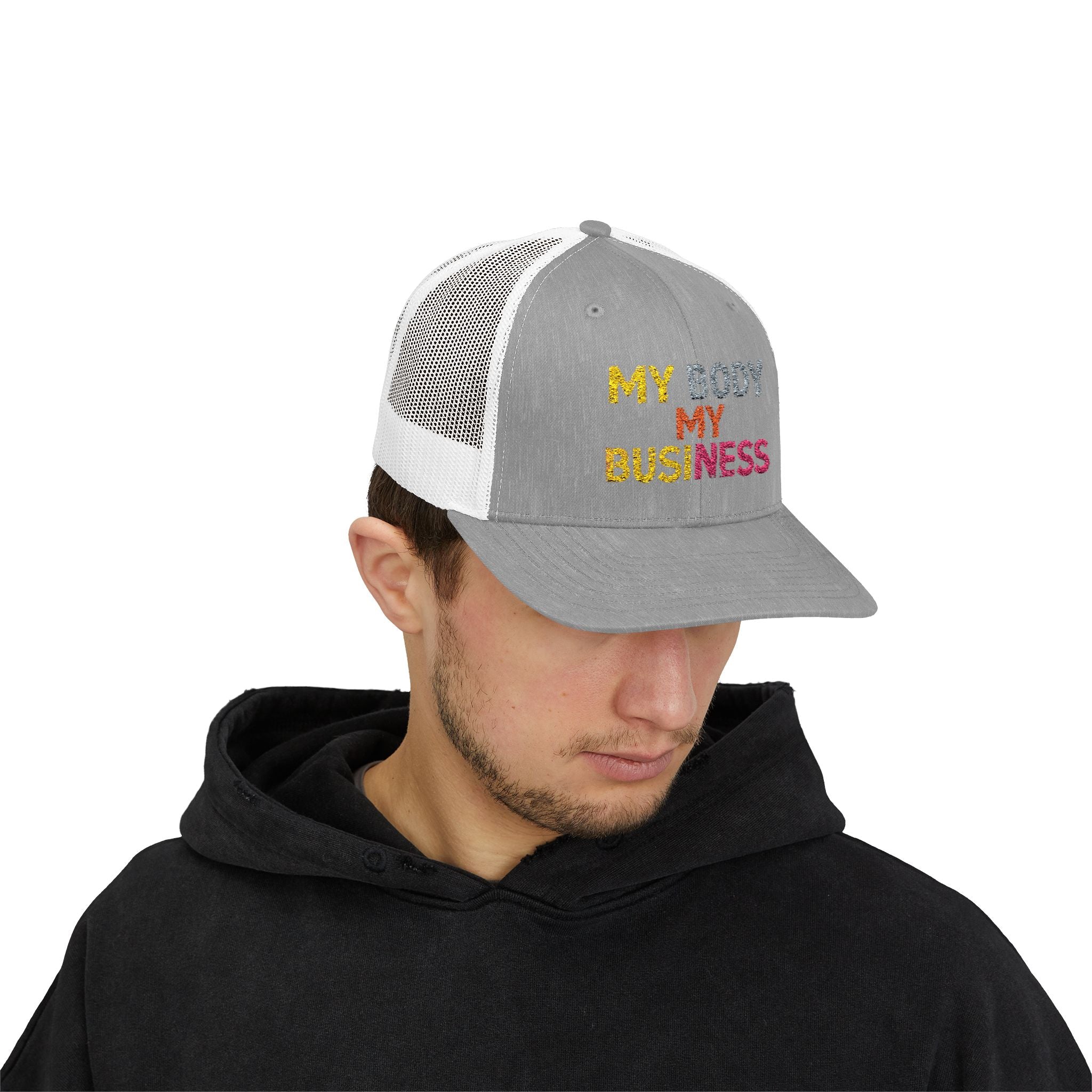 My Body My Business - Body Positive Statement Snapback Cap