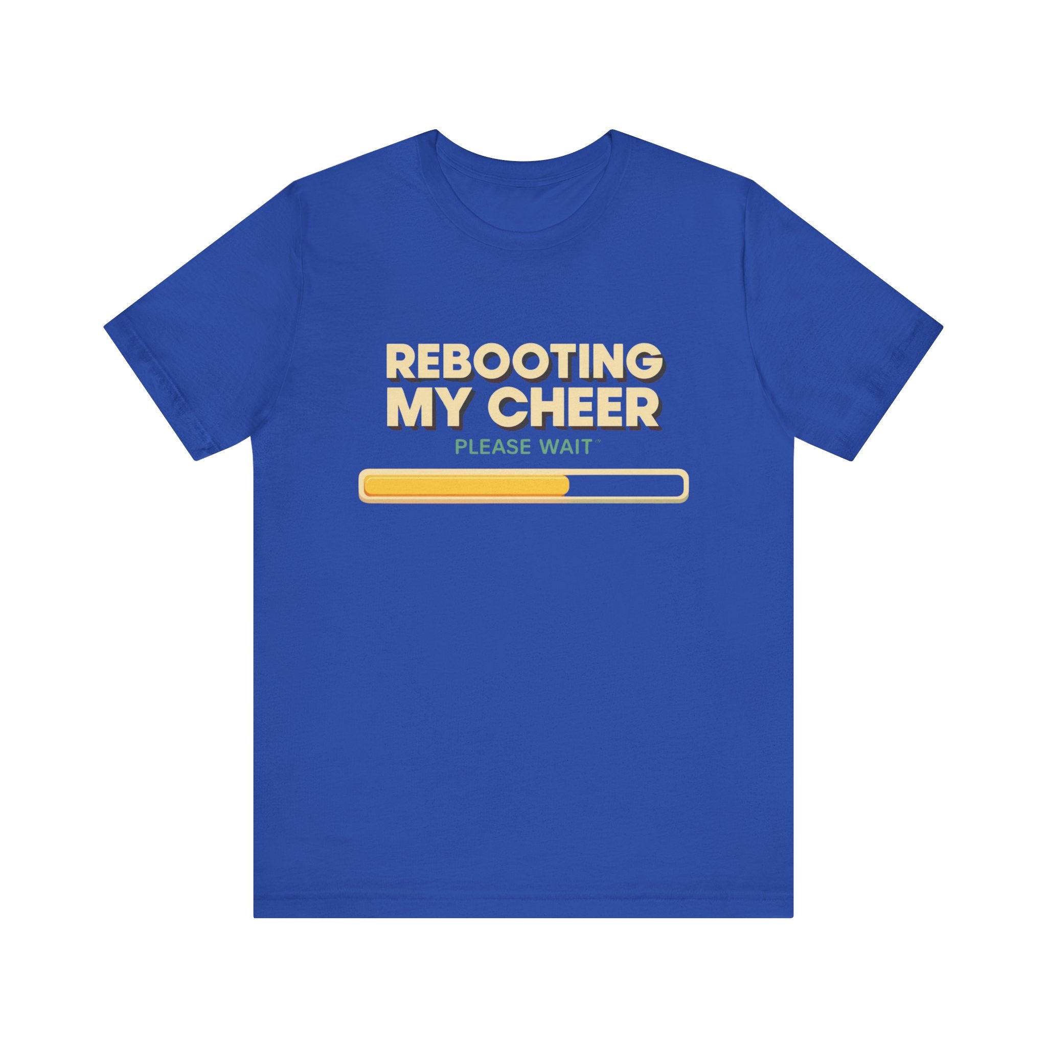 Rebooting My Cheer Tee - Fun Unisex Jersey Short Sleeve Shirt for Casual Comfort