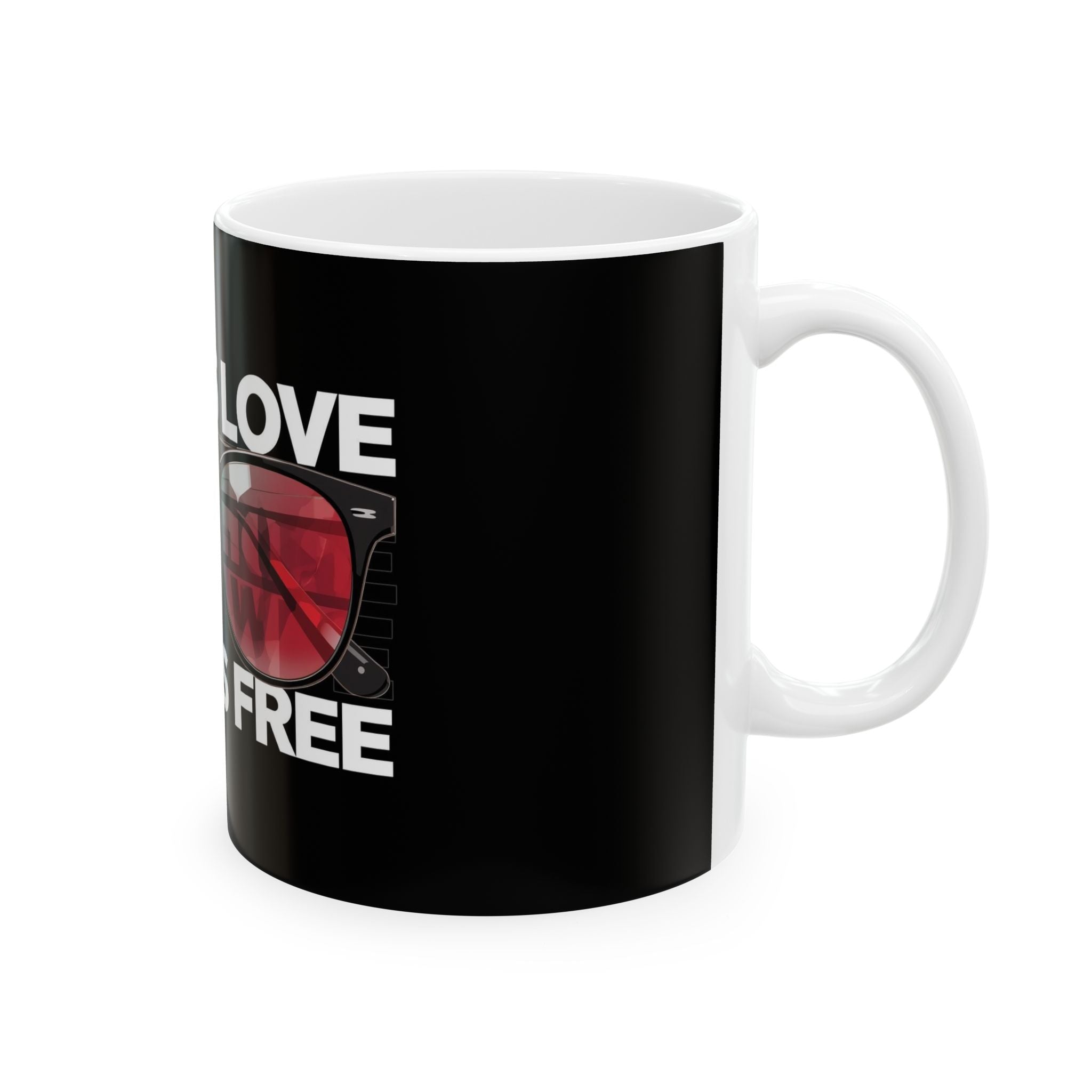 Colorful Love is Love Mug - 11oz & 15oz | Fun Gift for Pride, Birthday, LGBTQ+ Celebration, Coffee Lovers