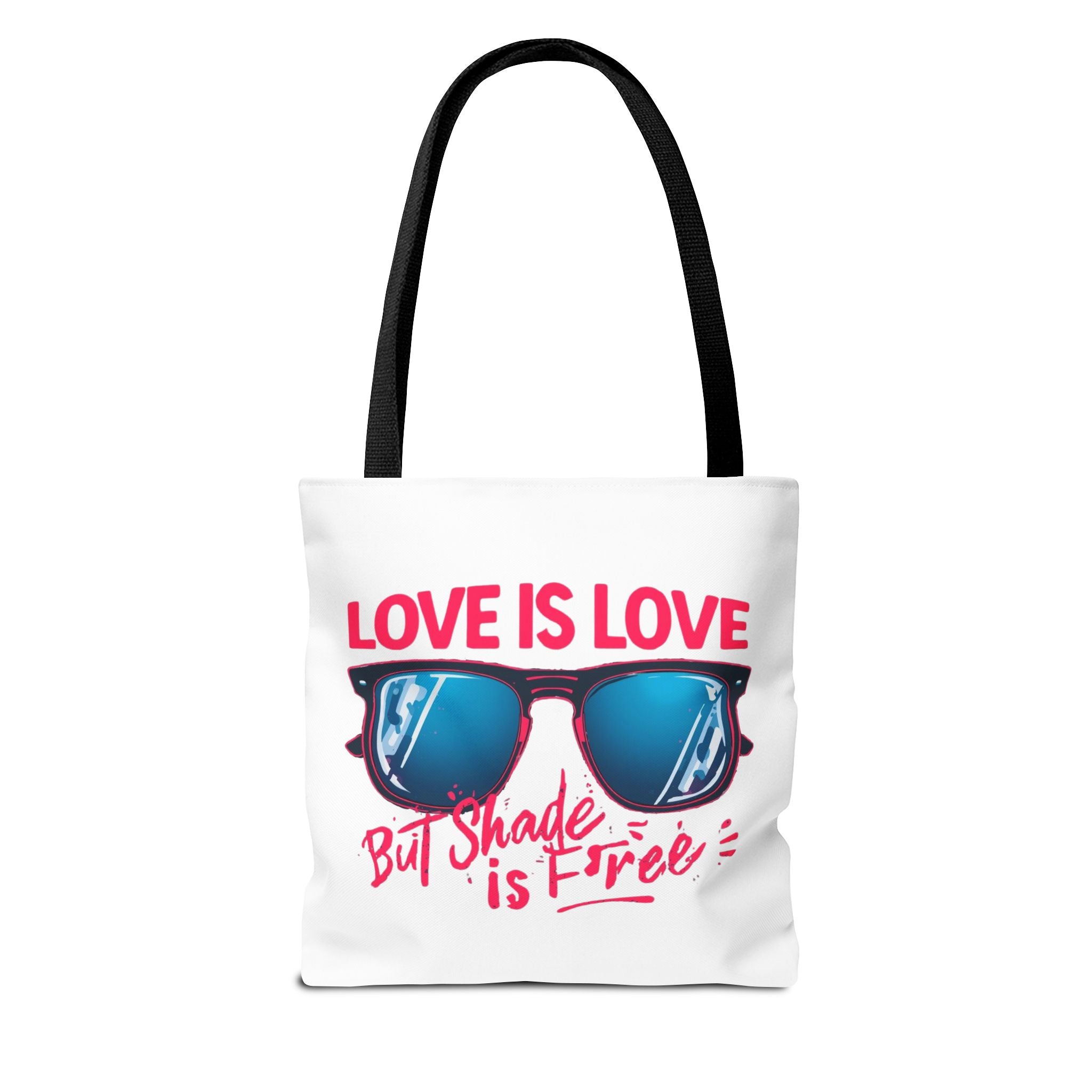 Colorful Love is Love Tote Bag, Trendy Everyday Tote, Pride Month Accessory, Summer Beach Bag, Gift for Friends, Stylish Shopping Bag