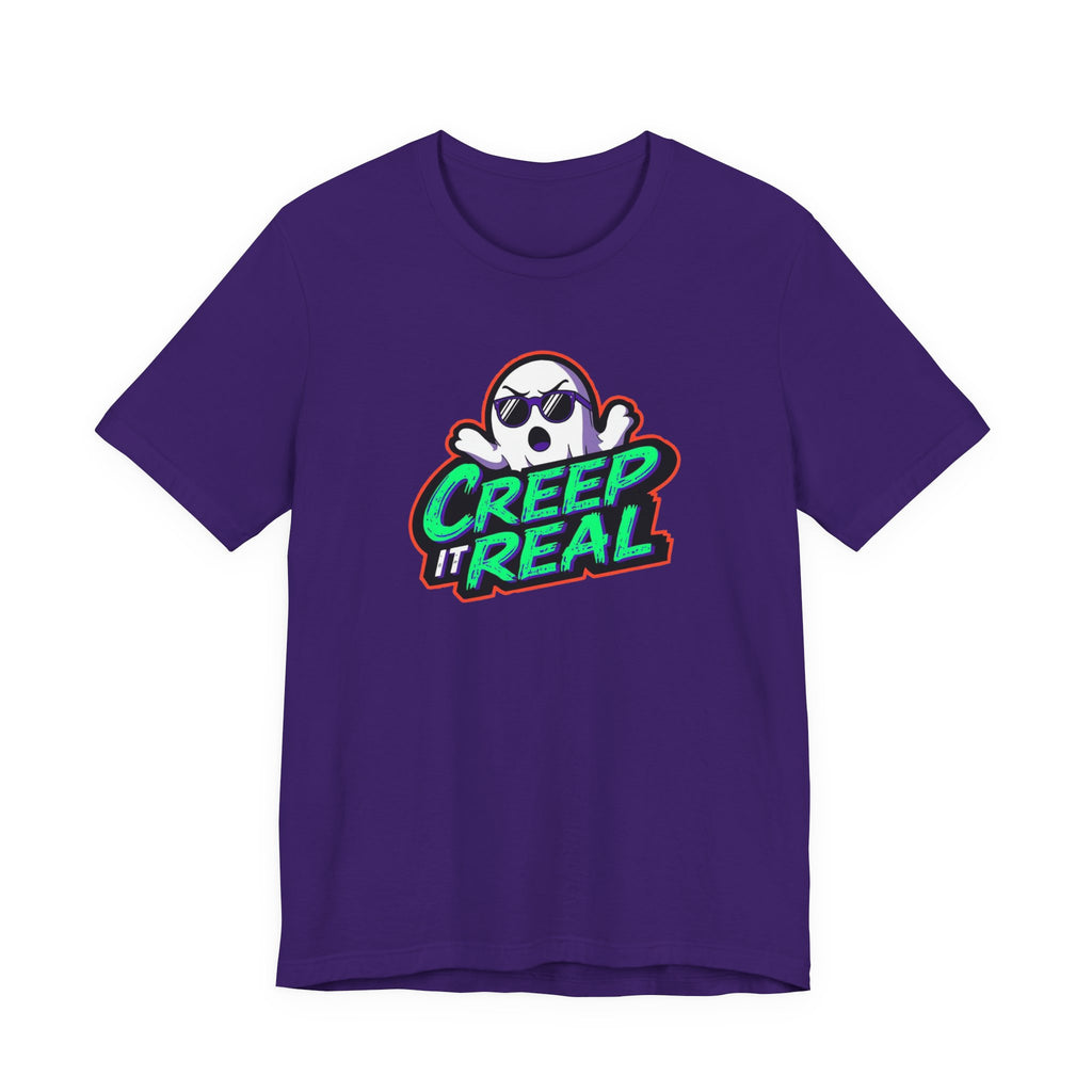 Creep it Real, Funny Halloween Tee, Unisex Jersey Short Sleeve Tee