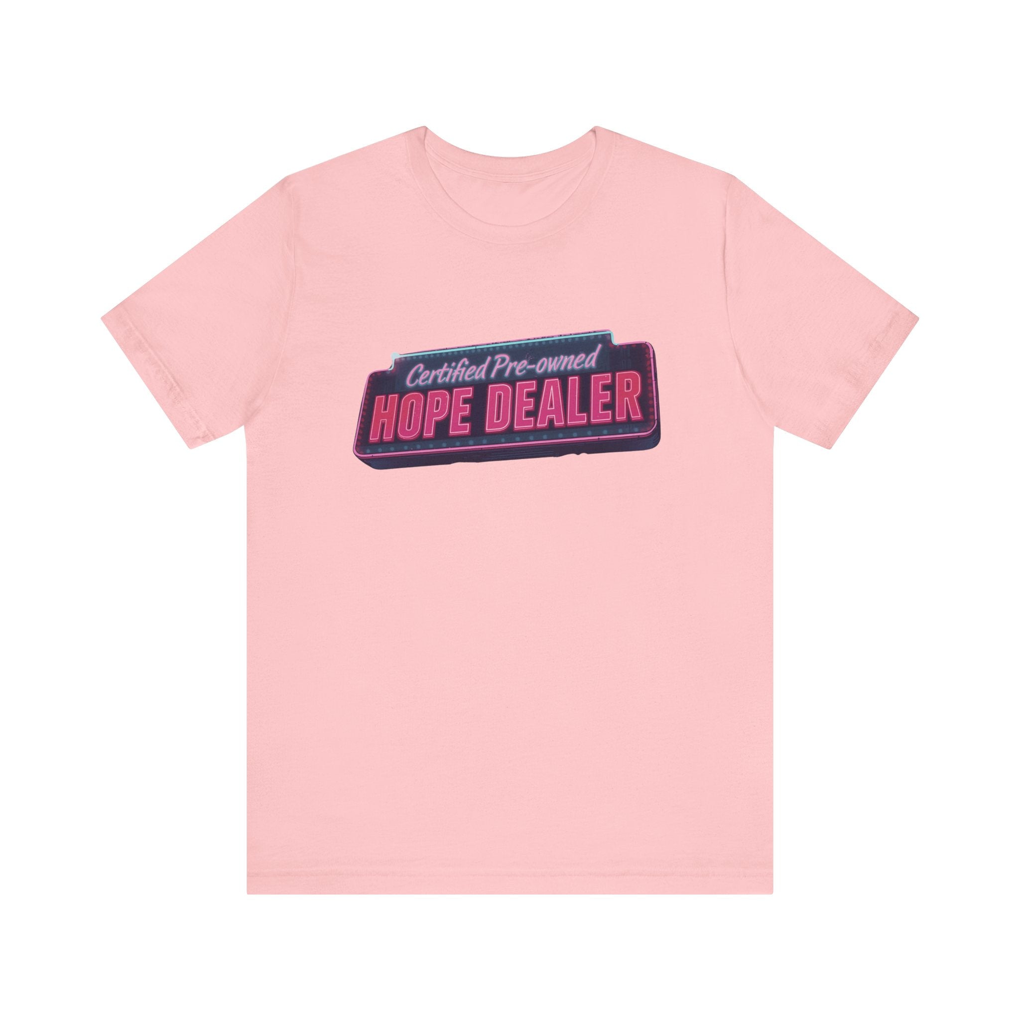 Certified Pre-Owned Hope Dealer Tee | Unisex Short Sleeve T-Shirt, Inspirational Shirt, Casual Wear, Gift for Optimists, Motivational [...]