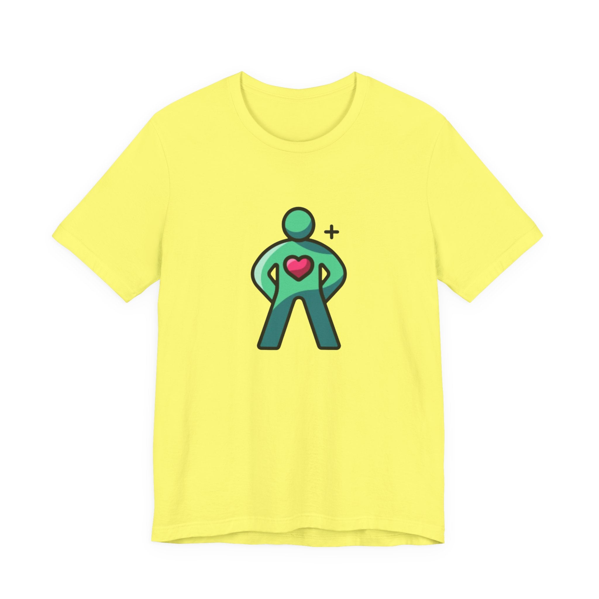 Body Positive Hero Unisex Tee - Fun Graphic T-Shirt for Wellness, Exercise, Fitness, Gym, Gift for Health Enthusiasts