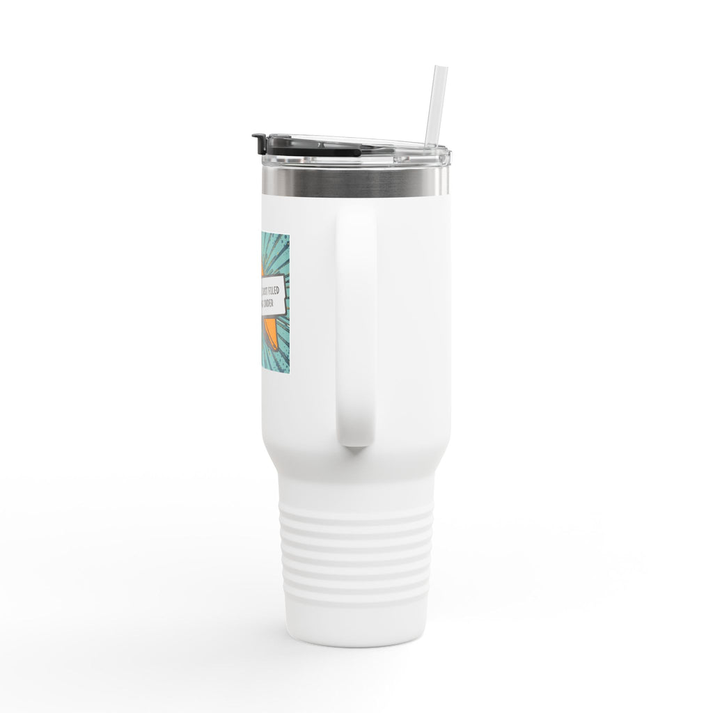 Vibrant Insulated Travel Mug, Adventure-Ready Drinkware, Perfect Gift for Coffee Lovers, Eco-Friendly Travel Mug, Fun Summer Accessory