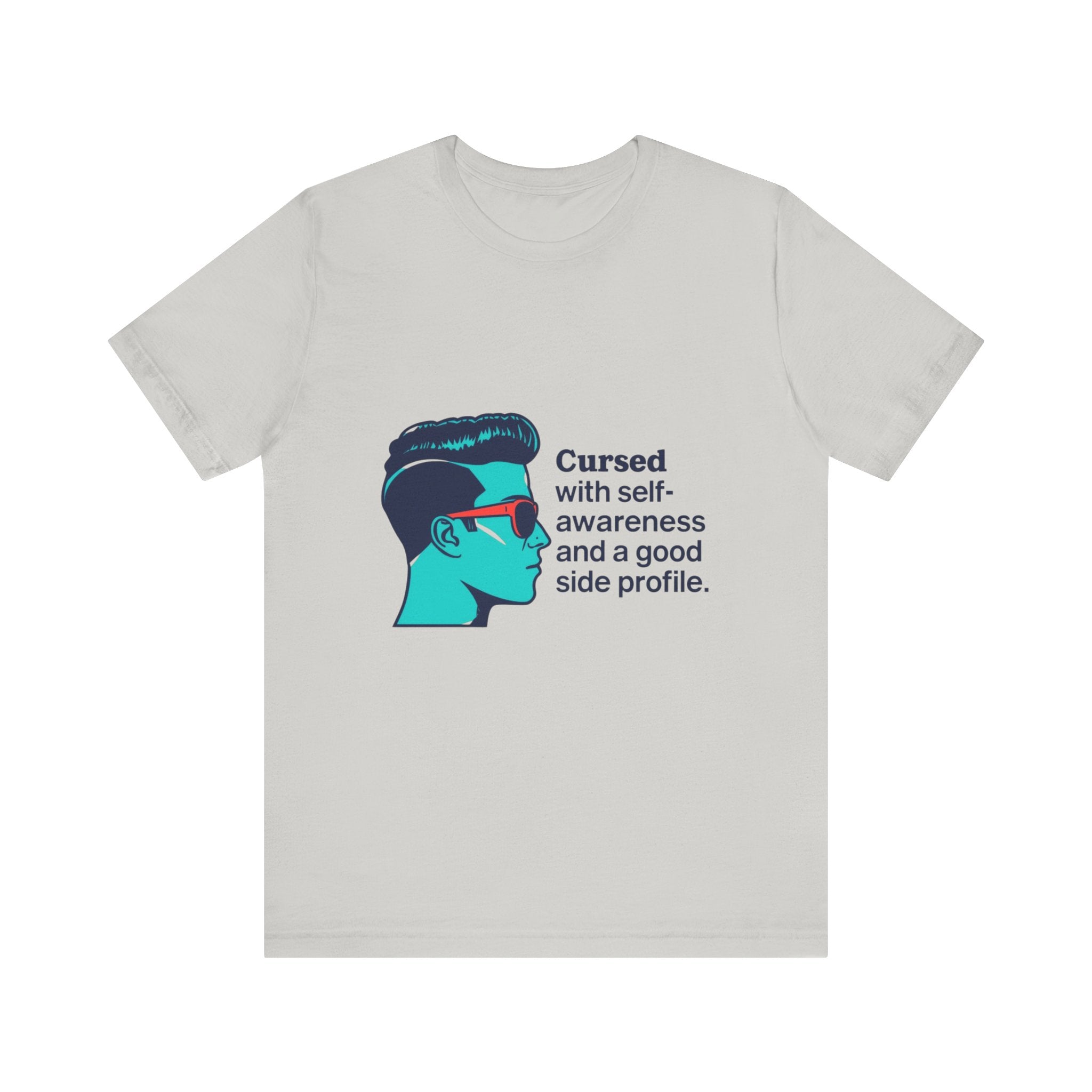 Cursed Self-Awareness T-Shirt, Funny Tee, Gift for Him, Casual Wear, Humor Shirt, Unique Gift Idea