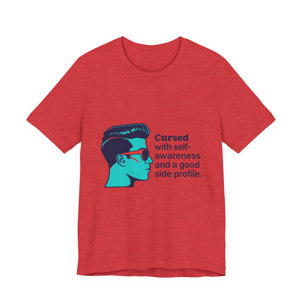 Cursed Self-Awareness T-Shirt, Funny Tee, Gift for Him, Casual Wear, Humor Shirt, Unique Gift Idea