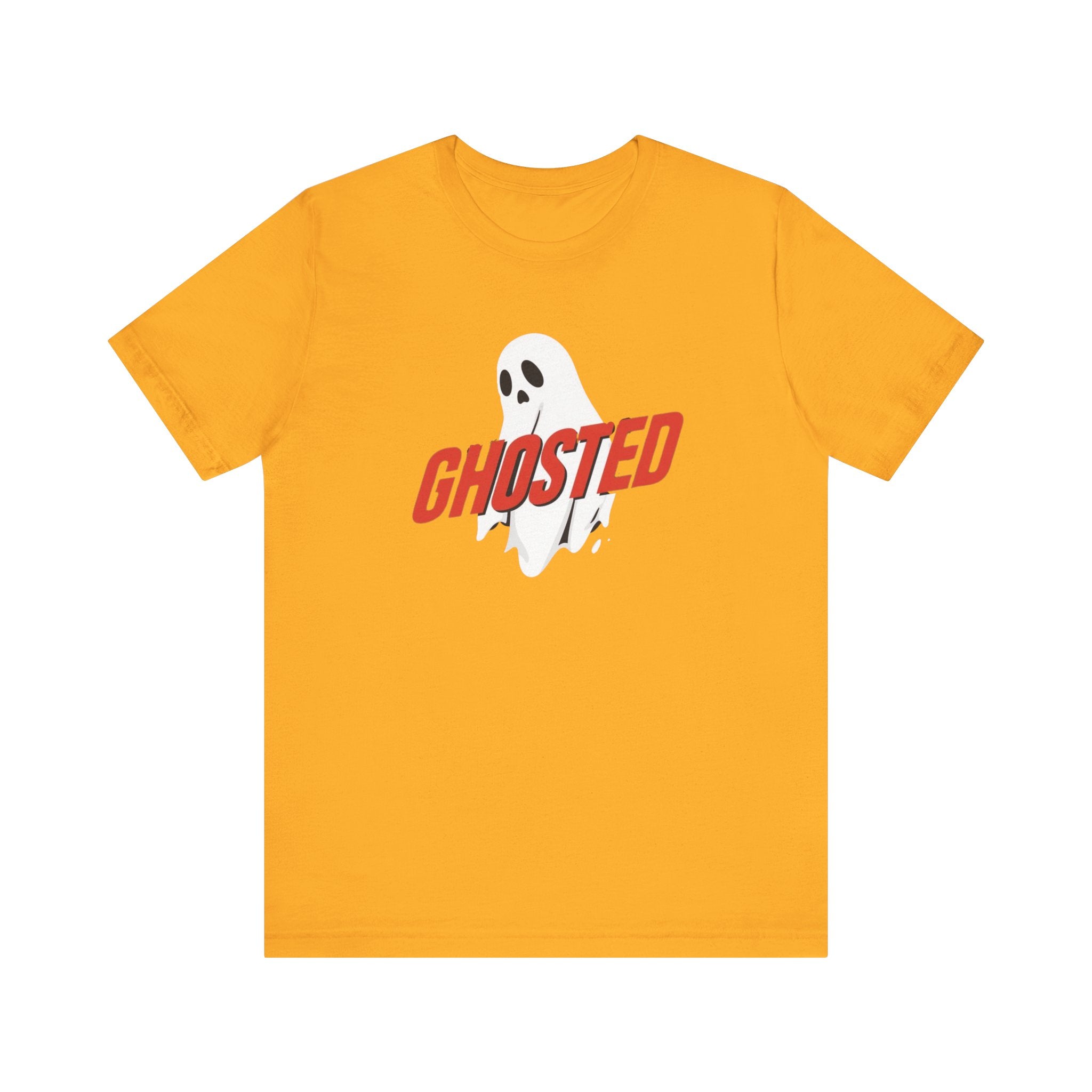 Ghosted Short Sleeve Tee, Fun Graphic T-Shirt, Casual Halloween Tee, Gift for Ghost Lovers, Halloween Costume Shirt, Spooky Graphic Tee