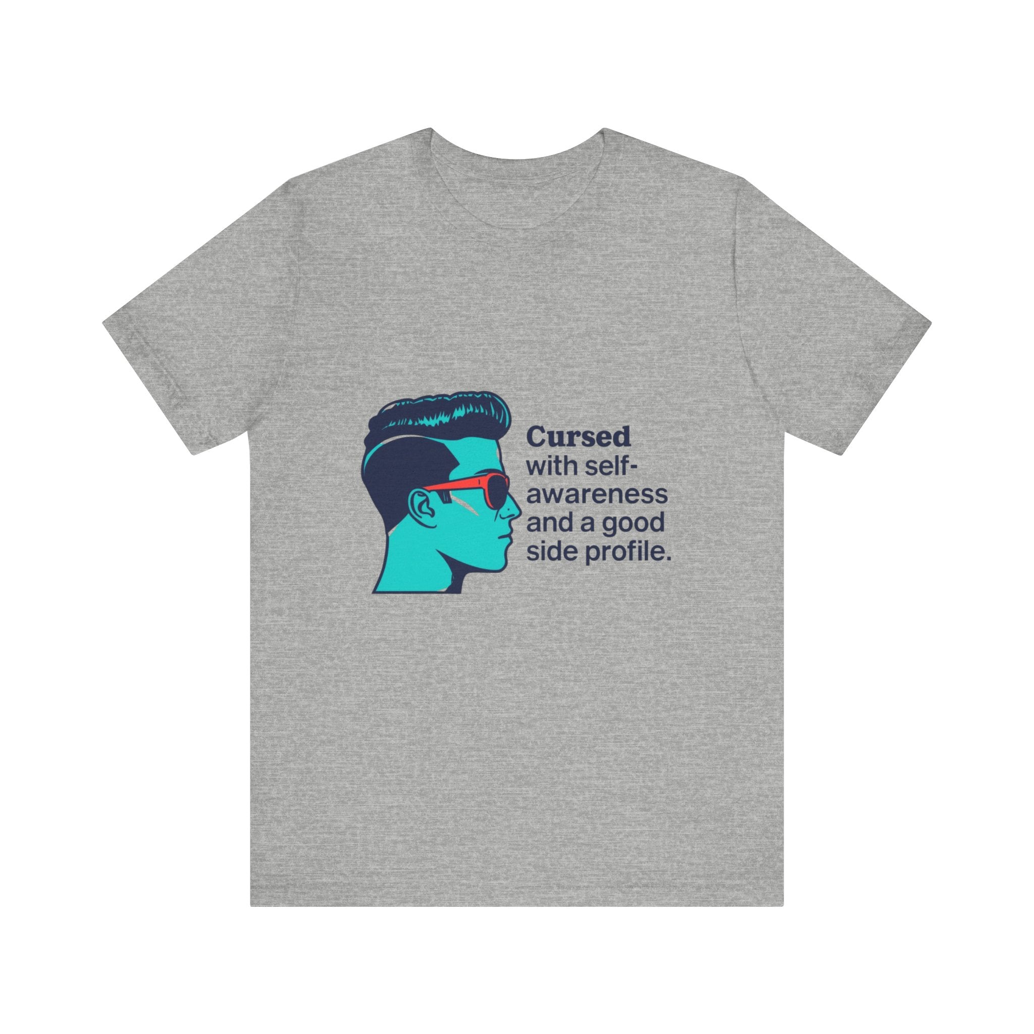 Cursed Self-Awareness T-Shirt, Funny Tee, Gift for Him, Casual Wear, Humor Shirt, Unique Gift Idea