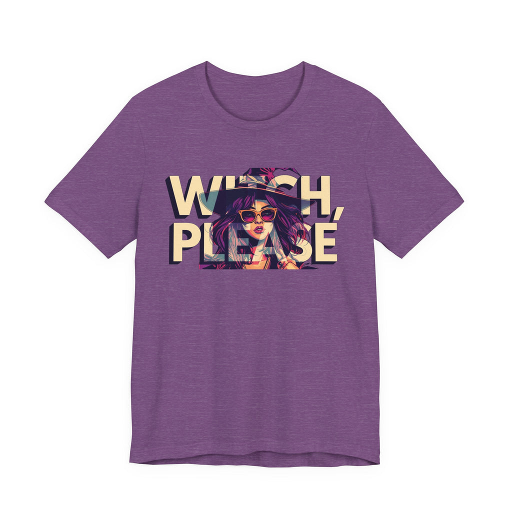 "Witch Please" Funny Halloween Tee, Unisex Jersey Short Sleeve Tee