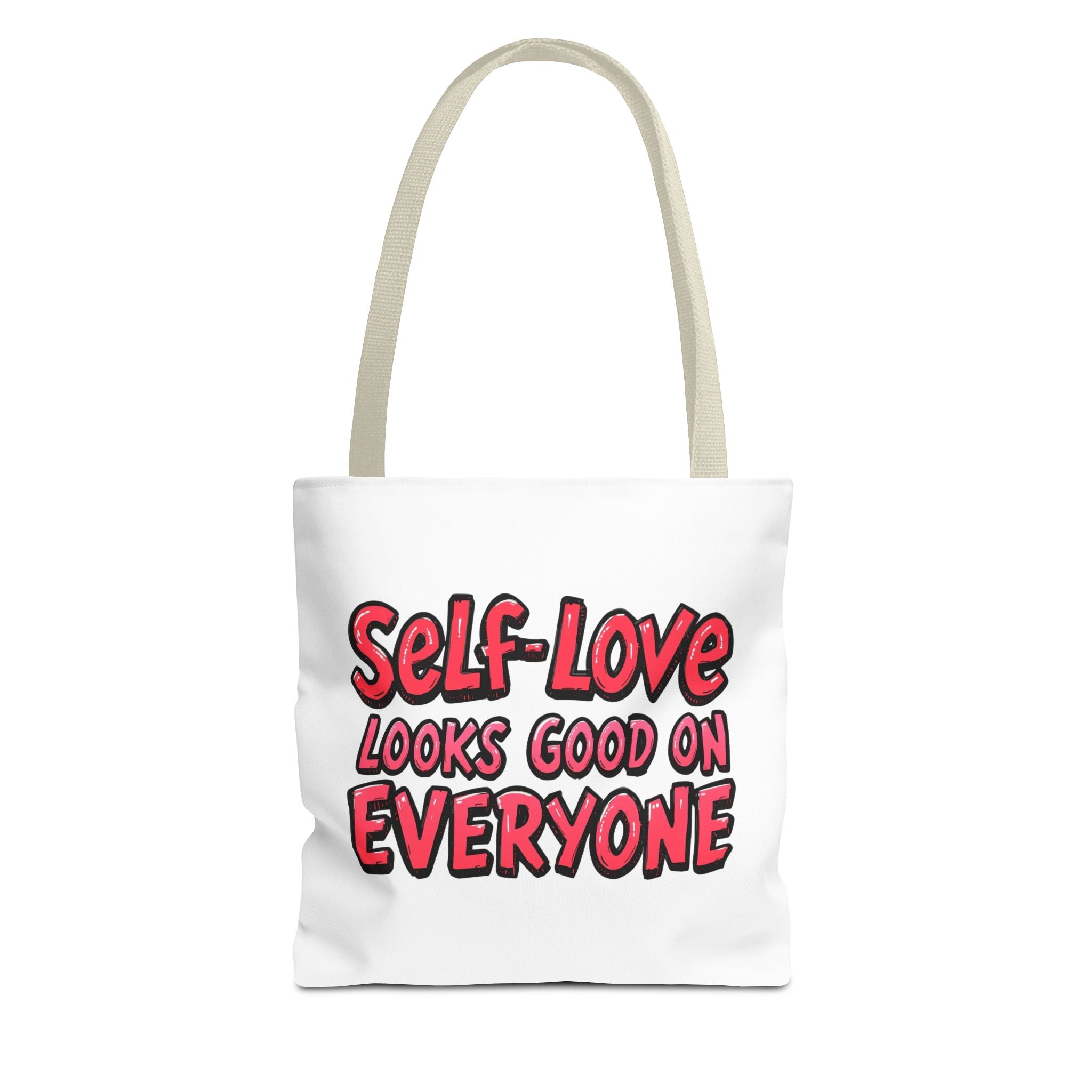 Self-Love Tote Bag, Motivational Bag, Gift for Her, Eco-Friendly Carryall, Affirmation Tote