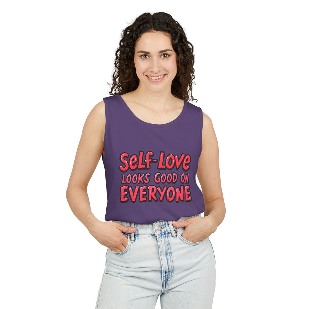 Self-Love Tank Top for Everybody - Affirmation Fashion, Pride Wear, Self-Care Gift, Summer Essential, Casual Comfortable Wear