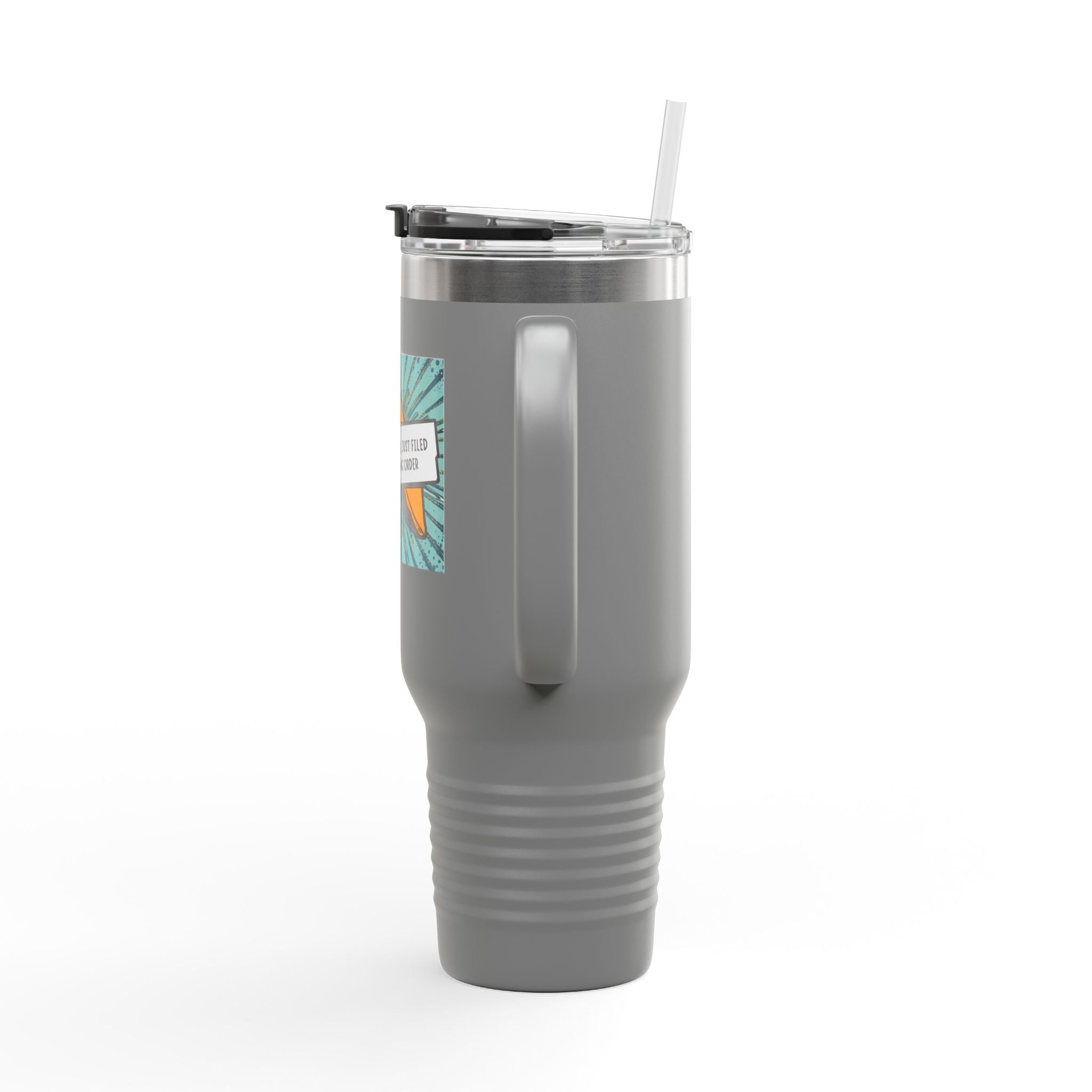 Vibrant Insulated Travel Mug, Adventure-Ready Drinkware, Perfect Gift for Coffee Lovers, Eco-Friendly Travel Mug, Fun Summer Accessory