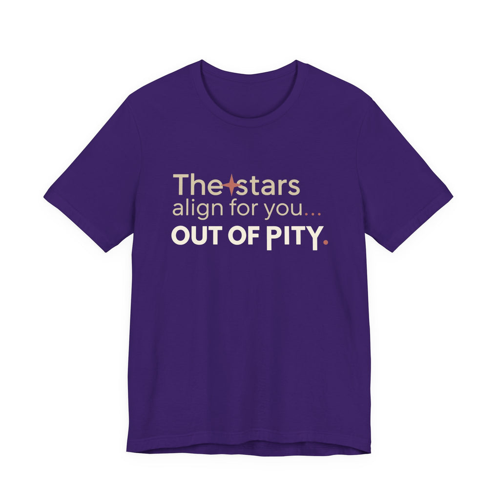 The Stars Align for You Unisex Tee - Motivational Short Sleeve Shirt, Birthday Gift, Astrology Apparel, Casual Wear, Unique Graphic Tee