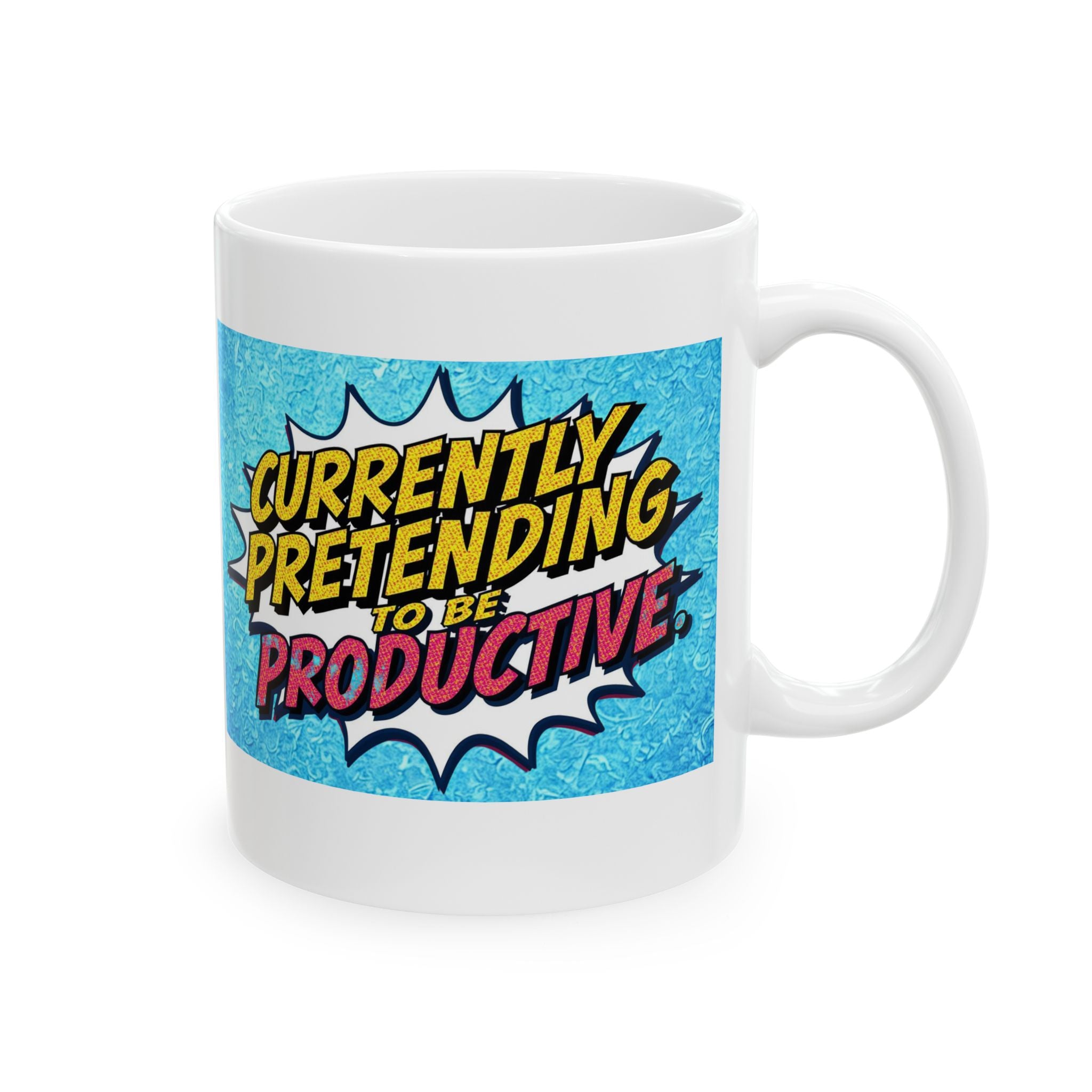 Pretending to be Productive Ceramic Mug, Coffee Lover Gift, Makeup Enthusiast Mug, Fun Birthday Present, Stylish Chic [...]