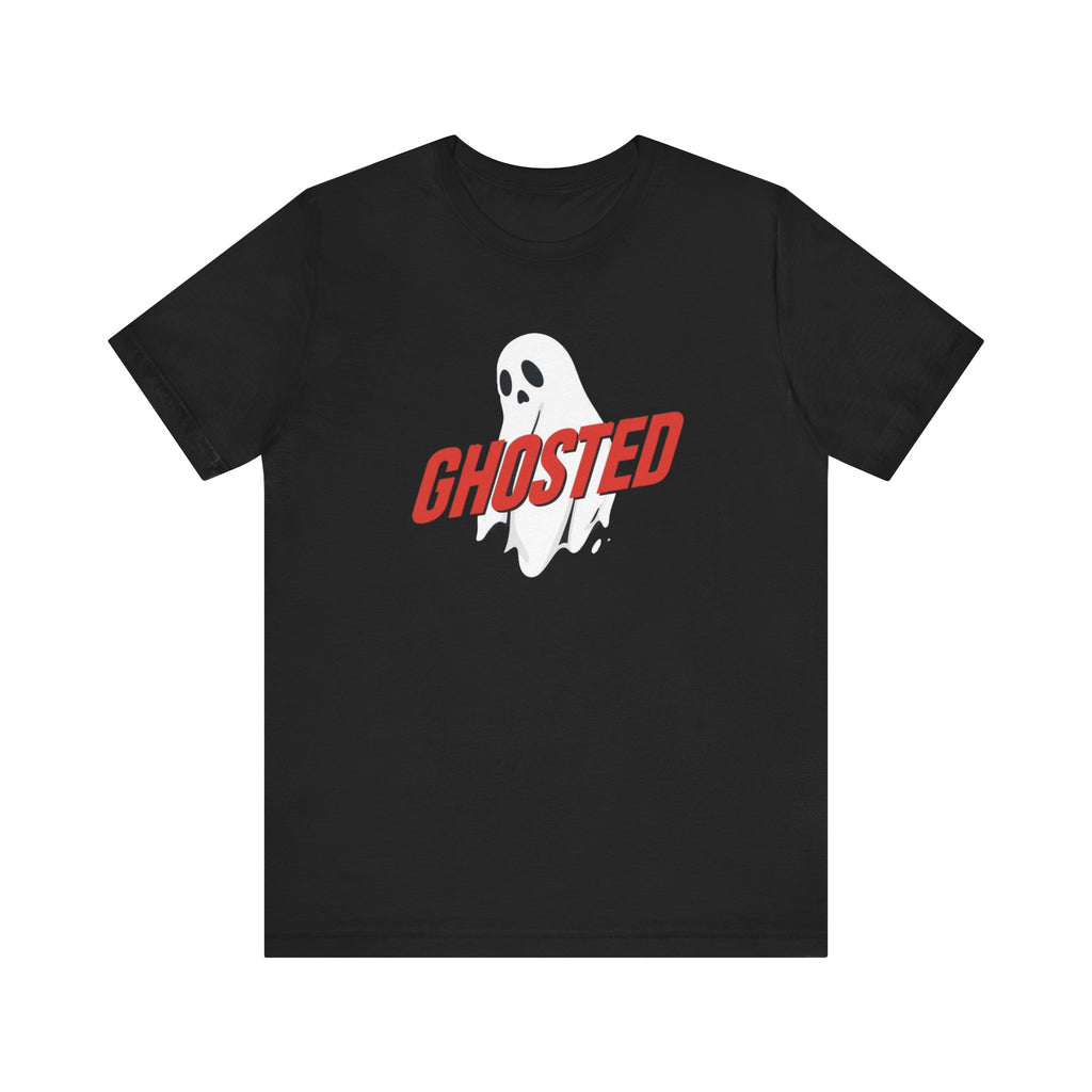 Ghosted Short Sleeve Tee, Fun Graphic T-Shirt, Casual Halloween Tee, Gift for Ghost Lovers, Halloween Costume Shirt, Spooky Graphic Tee