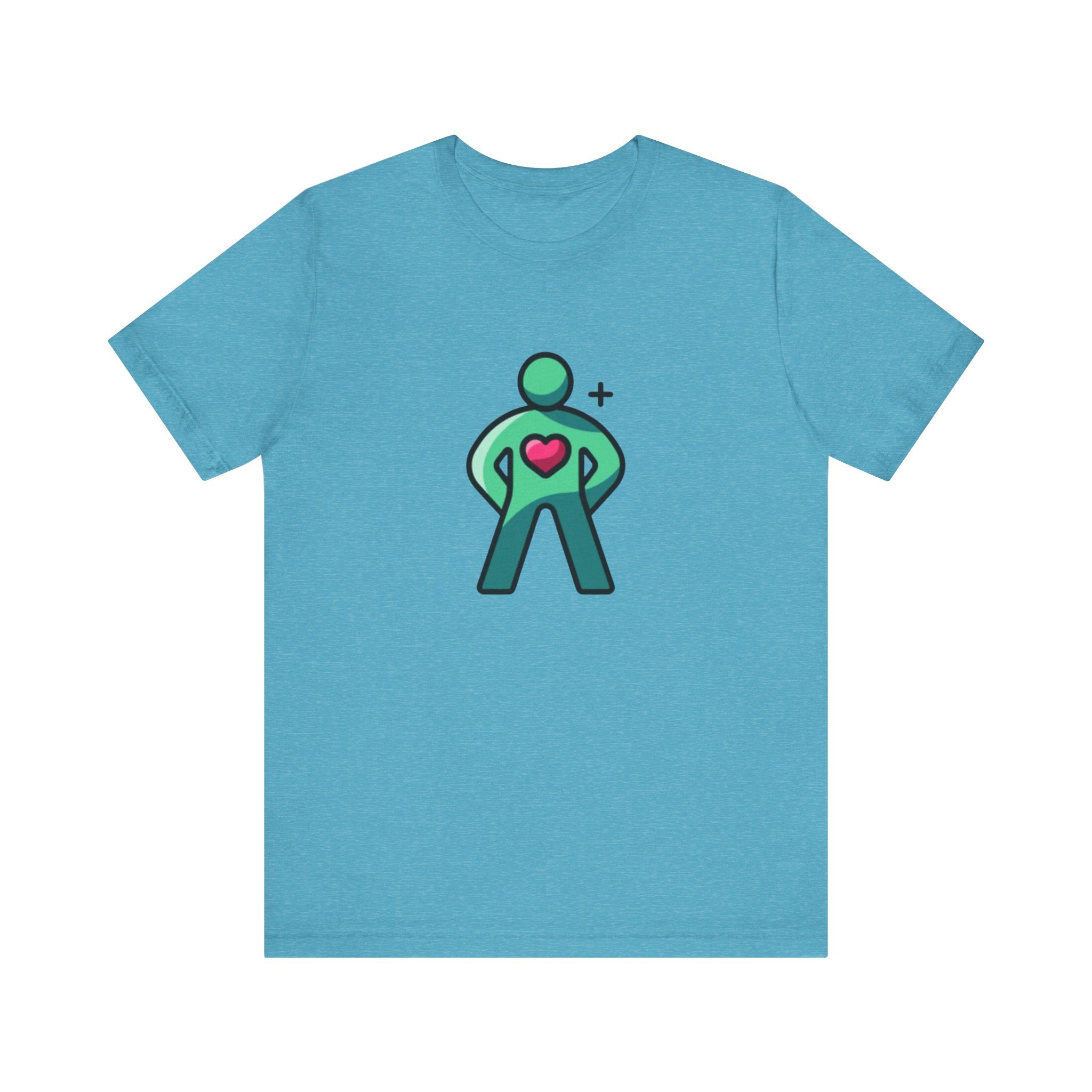 Body Positive Hero Unisex Tee - Fun Graphic T-Shirt for Wellness, Exercise, Fitness, Gym, Gift for Health Enthusiasts