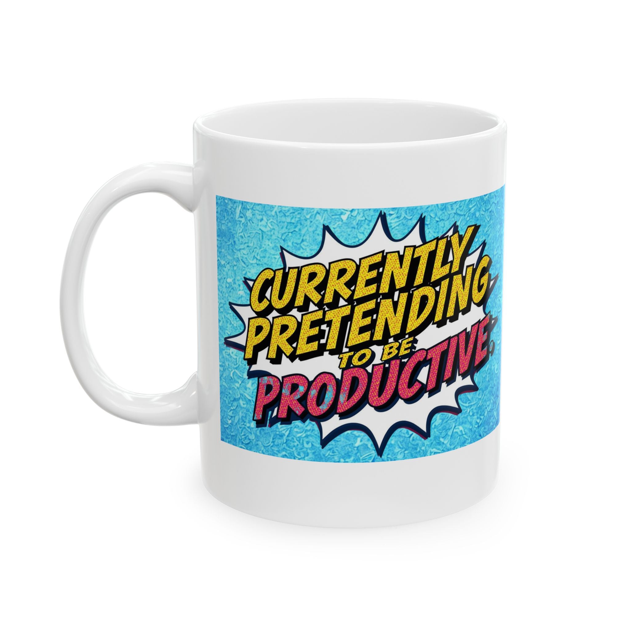 Pretending to be Productive Ceramic Mug, Coffee Lover Gift, Makeup Enthusiast Mug, Fun Birthday Present, Stylish Chic [...]
