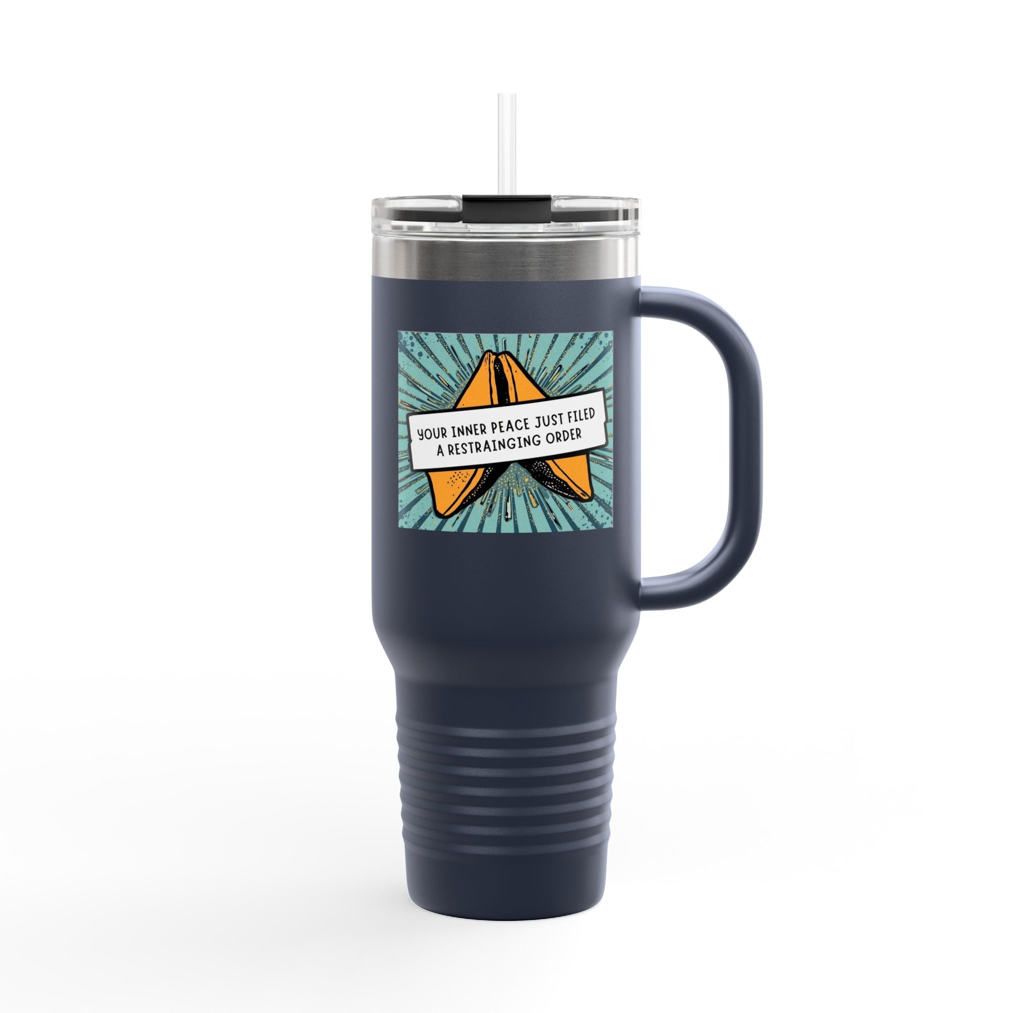 Vibrant Insulated Travel Mug, Adventure-Ready Drinkware, Perfect Gift for Coffee Lovers, Eco-Friendly Travel Mug, Fun Summer Accessory