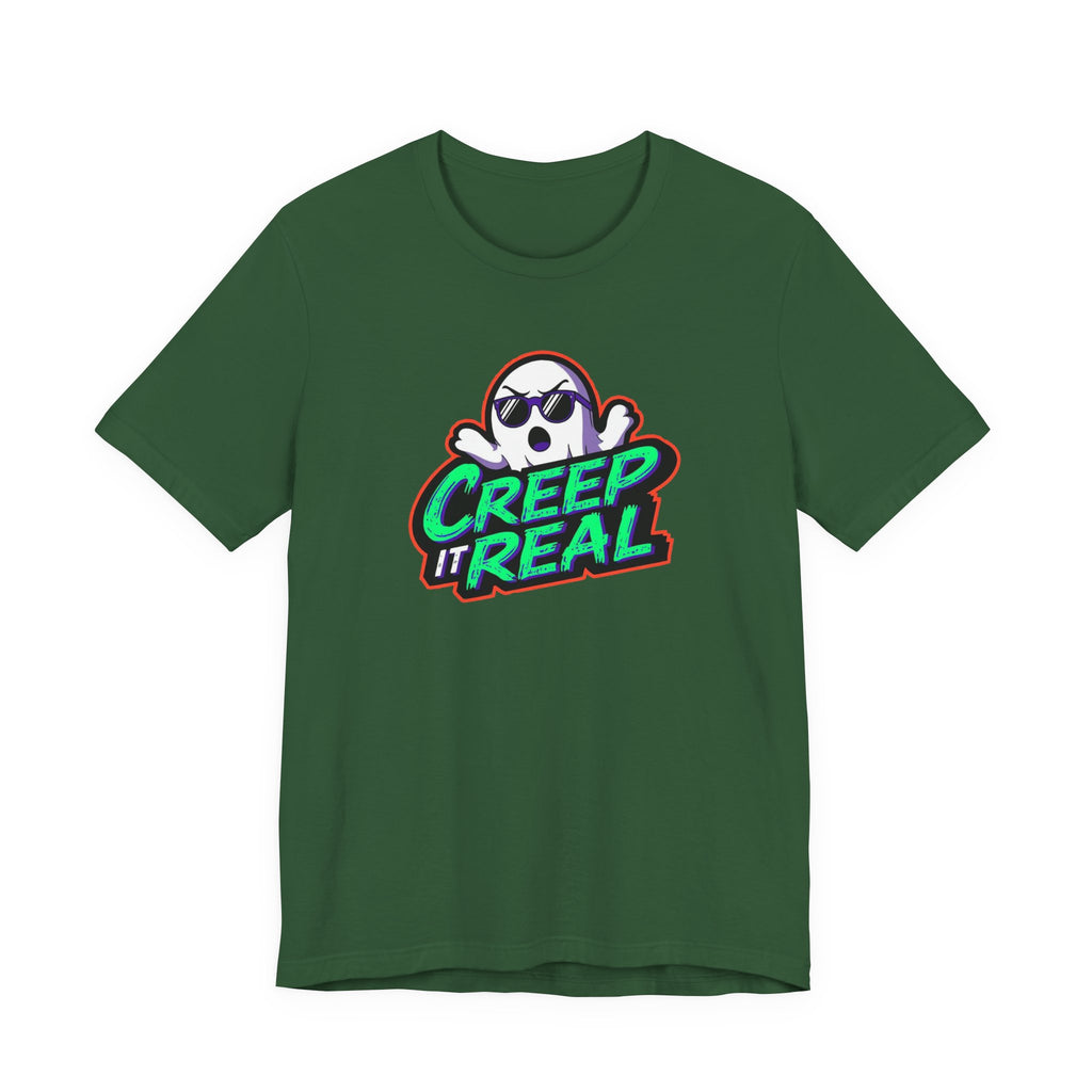 Creep it Real, Funny Halloween Tee, Unisex Jersey Short Sleeve Tee