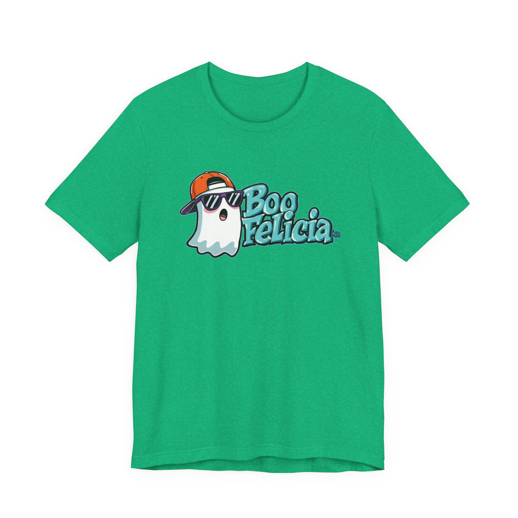 Boo Felicia Ghost Tee, Unisex Halloween Shirt, Fun Graphic Tee, Cute Spooky Top, Halloween Apparel, Fall Fashion