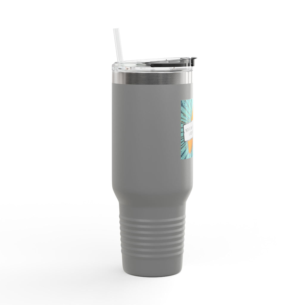 Vibrant Insulated Travel Mug, Adventure-Ready Drinkware, Perfect Gift for Coffee Lovers, Eco-Friendly Travel Mug, Fun Summer Accessory