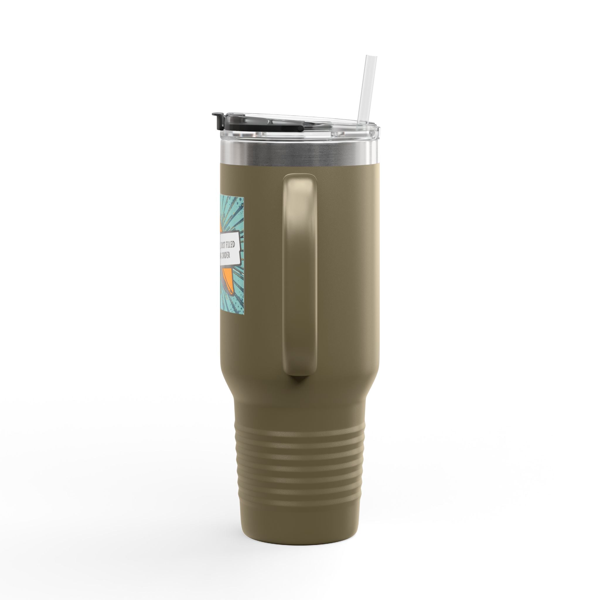 Vibrant Insulated Travel Mug, Adventure-Ready Drinkware, Perfect Gift for Coffee Lovers, Eco-Friendly Travel Mug, Fun Summer Accessory