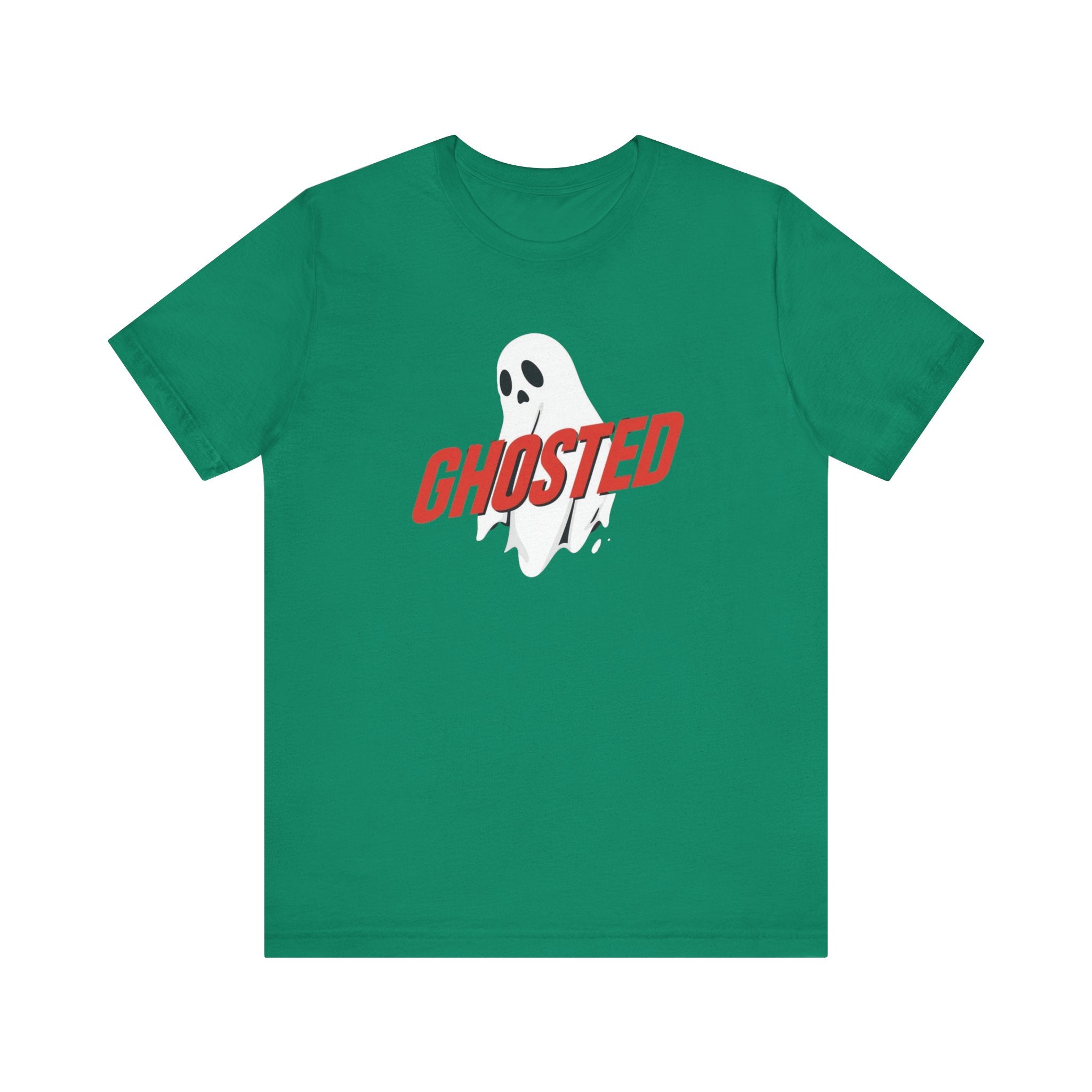 Ghosted Short Sleeve Tee, Fun Graphic T-Shirt, Casual Halloween Tee, Gift for Ghost Lovers, Halloween Costume Shirt, Spooky Graphic Tee