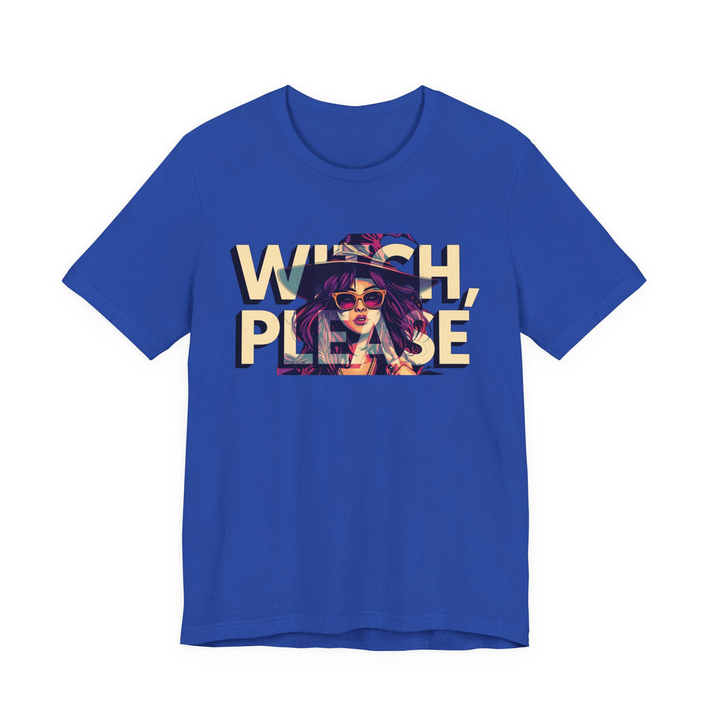 "Witch Please" Funny Halloween Tee, Unisex Jersey Short Sleeve Tee