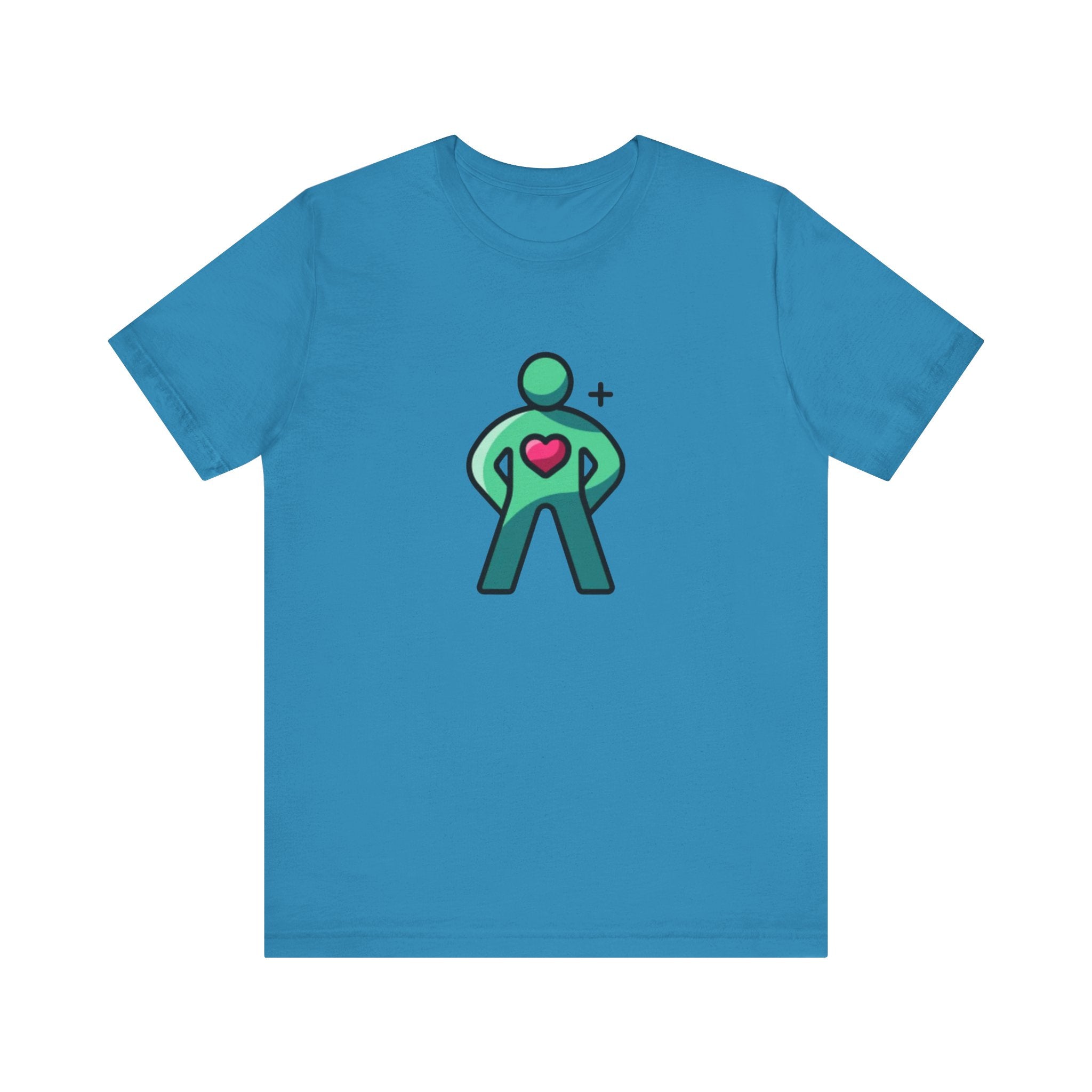 Body Positive Hero Unisex Tee - Fun Graphic T-Shirt for Wellness, Exercise, Fitness, Gym, Gift for Health Enthusiasts