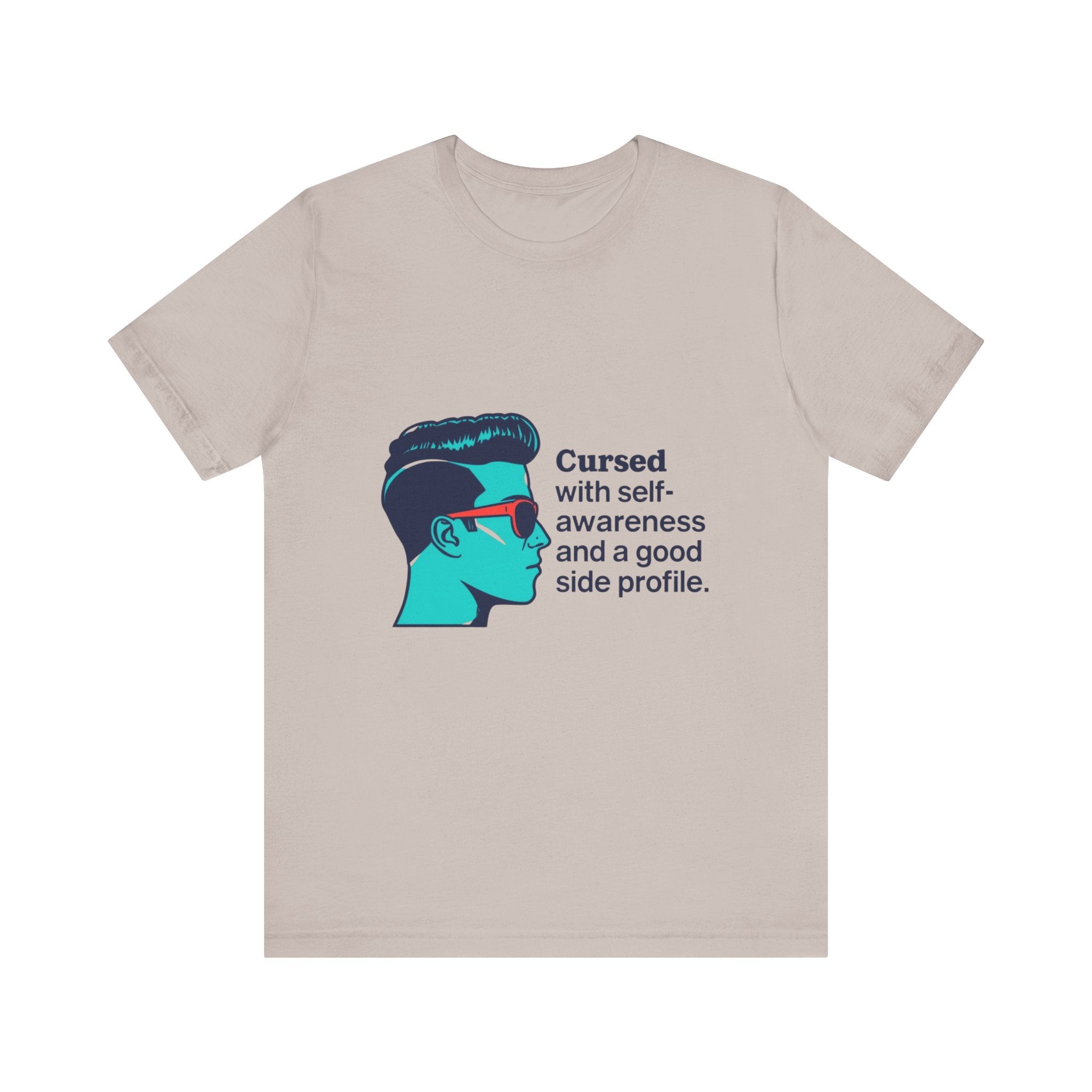 Cursed Self-Awareness T-Shirt, Funny Tee, Gift for Him, Casual Wear, Humor Shirt, Unique Gift Idea