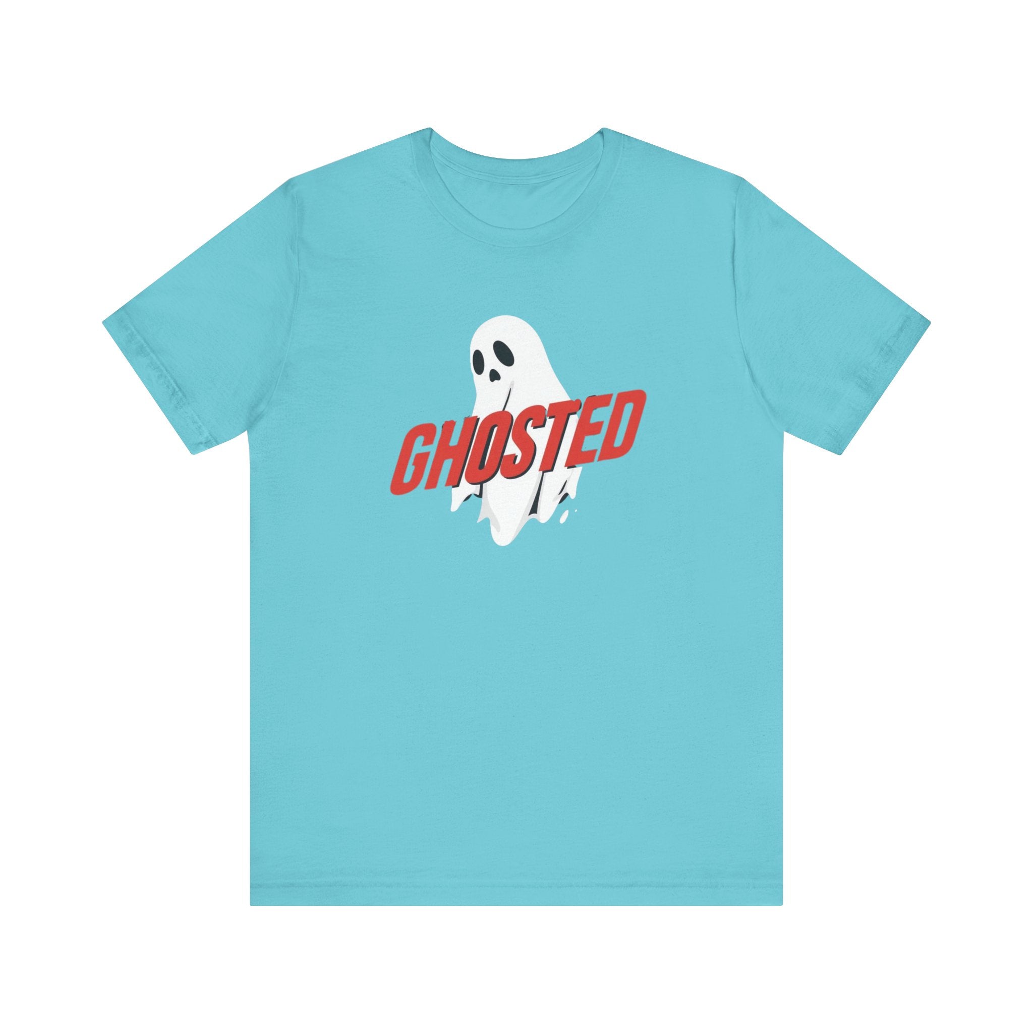 Ghosted Short Sleeve Tee, Fun Graphic T-Shirt, Casual Halloween Tee, Gift for Ghost Lovers, Halloween Costume Shirt, Spooky Graphic Tee