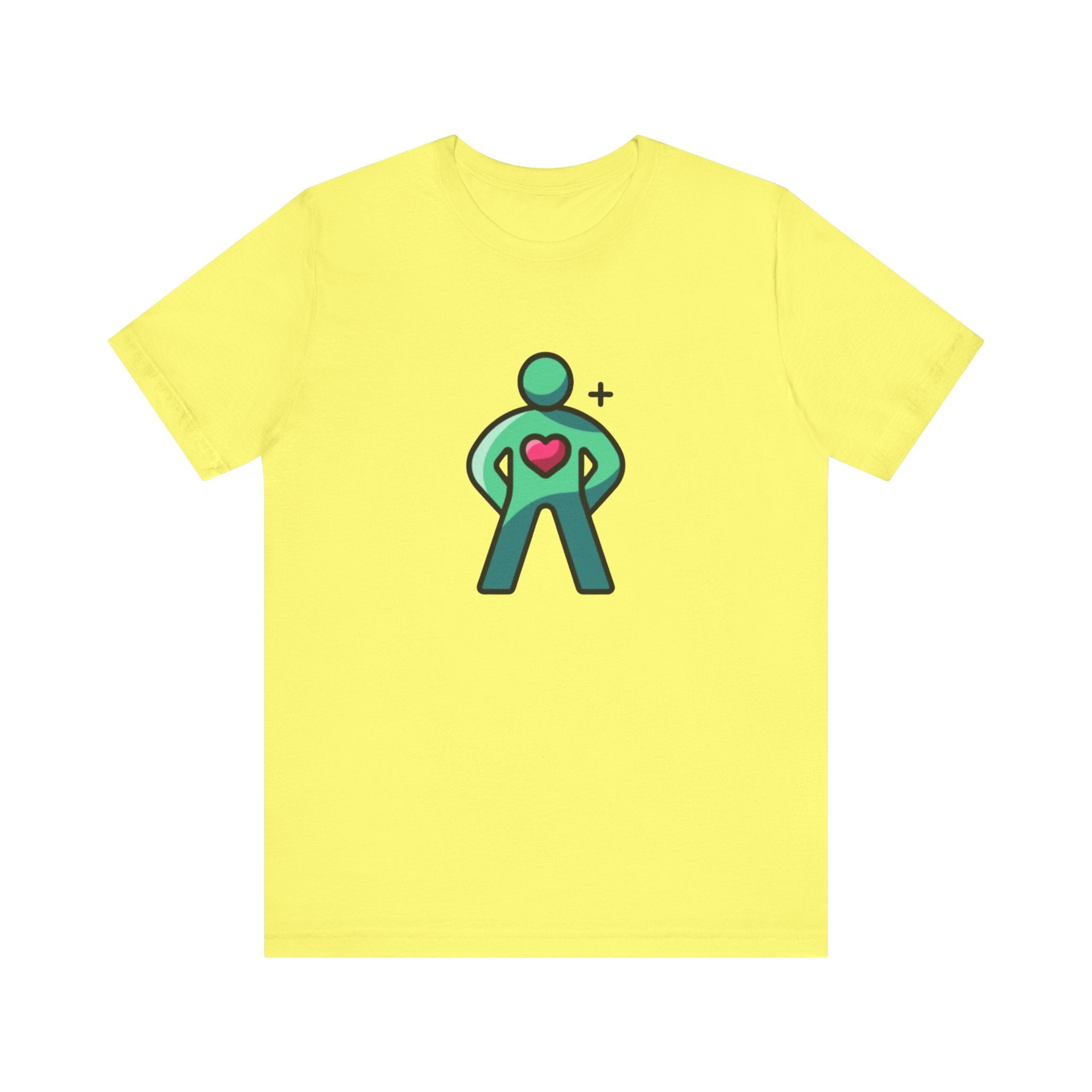 Body Positive Hero Unisex Tee - Fun Graphic T-Shirt for Wellness, Exercise, Fitness, Gym, Gift for Health Enthusiasts