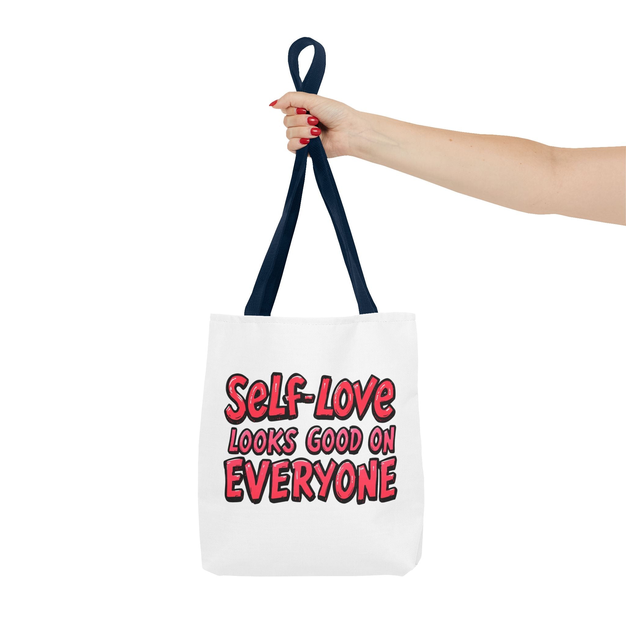 Self-Love Tote Bag, Motivational Bag, Gift for Her, Eco-Friendly Carryall, Affirmation Tote