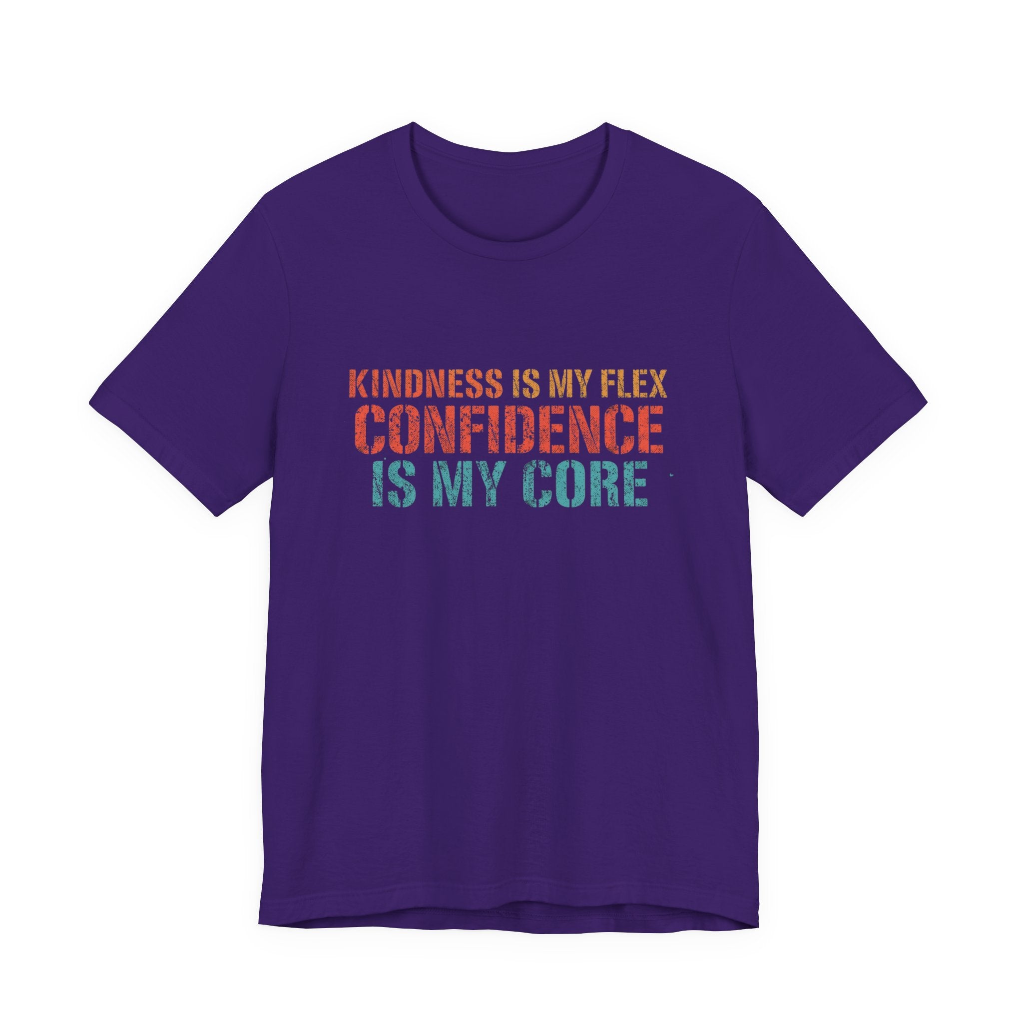 Confidence & Kindness Unisex Tee - Empowering Motivational Shirt