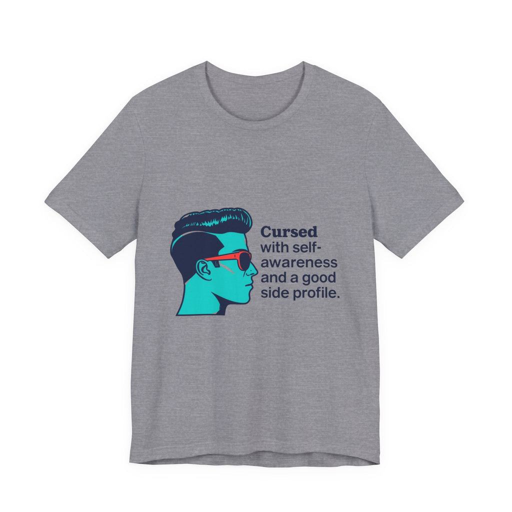 Cursed Self-Awareness T-Shirt, Funny Tee, Gift for Him, Casual Wear, Humor Shirt, Unique Gift Idea