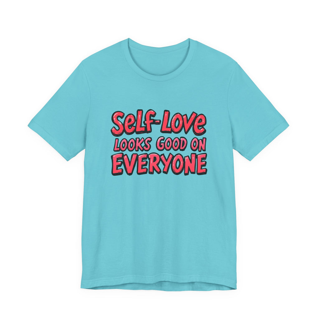 "Self Love Looks Good on Everyone" Unisex Jersey Tee - Feel Good Fashion, Affirmation Shirt, Gift for Her, Self-Care Clothing, Positive Vibes T-Shirt, Daily [...]