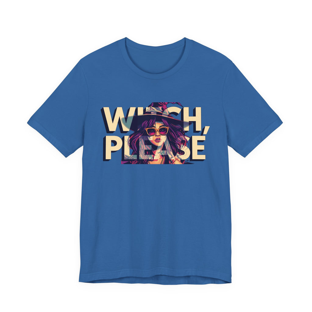 "Witch Please" Funny Halloween Tee, Unisex Jersey Short Sleeve Tee