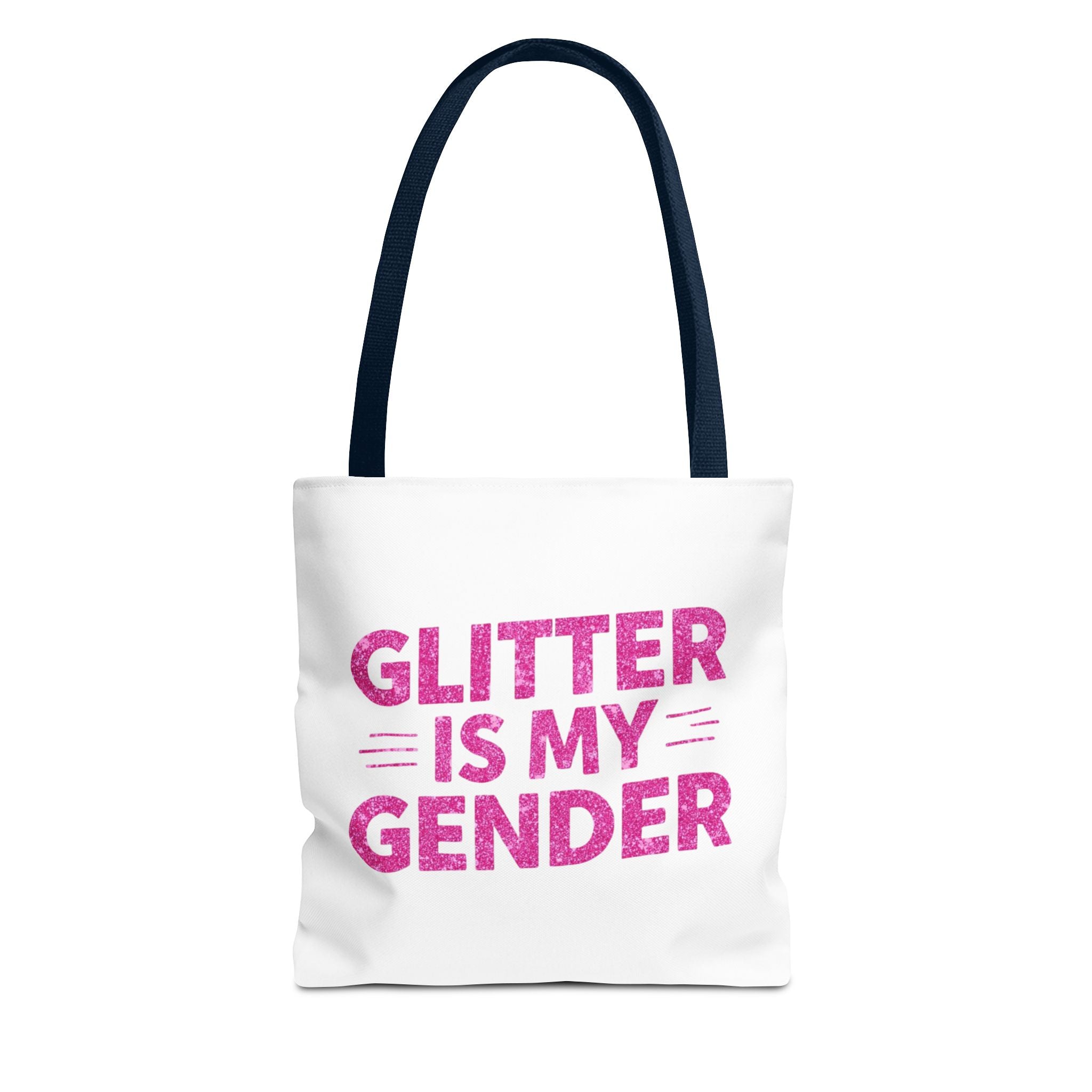 Glitter Is My Gender Tote Bag, Stylish Shopping Tote, LGBTQ+ Pride Accessory, Statement Bag, Eco-Friendly Gift, Daily Use Carryall